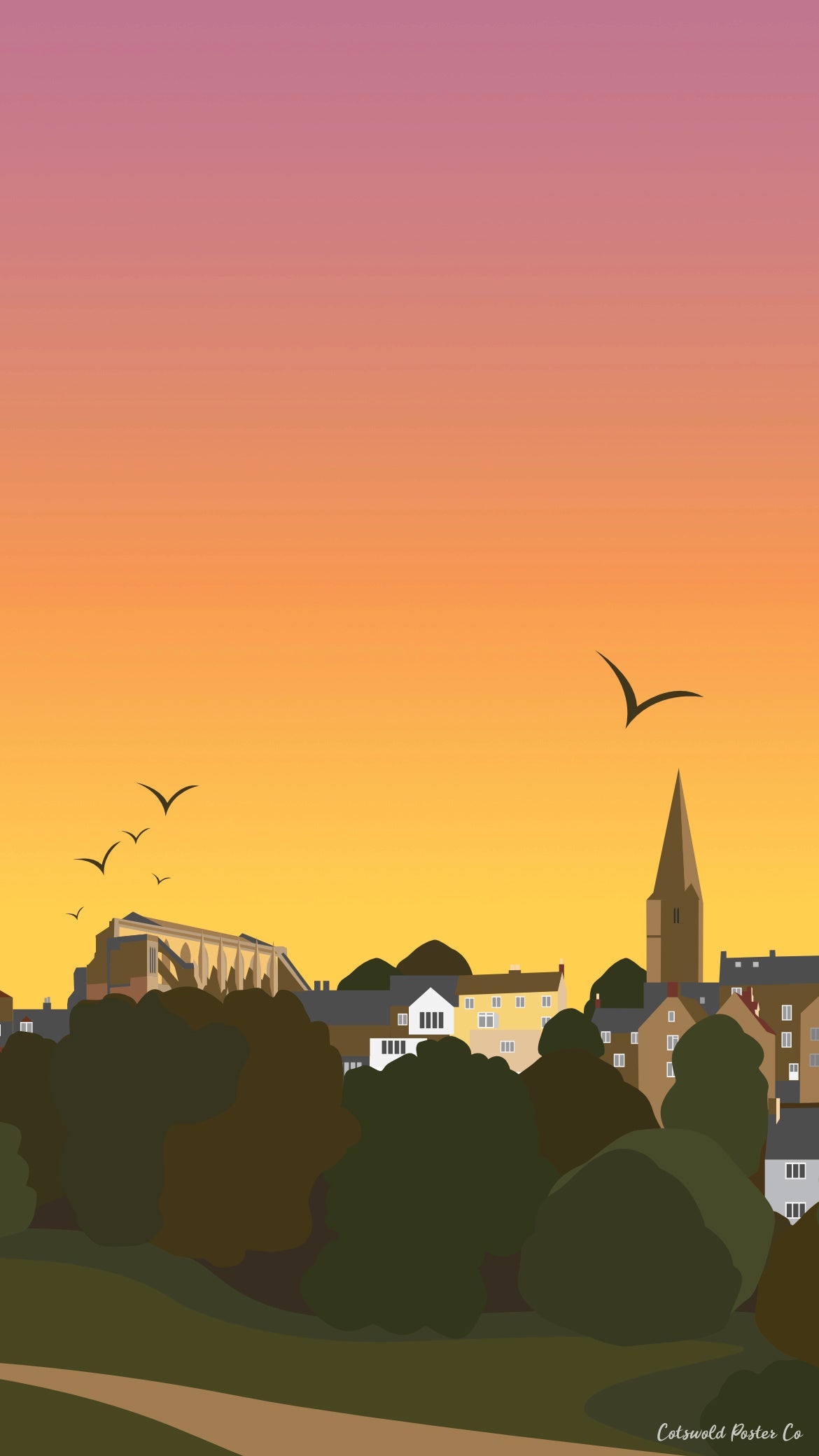 Cotswold Phone Wallpaper