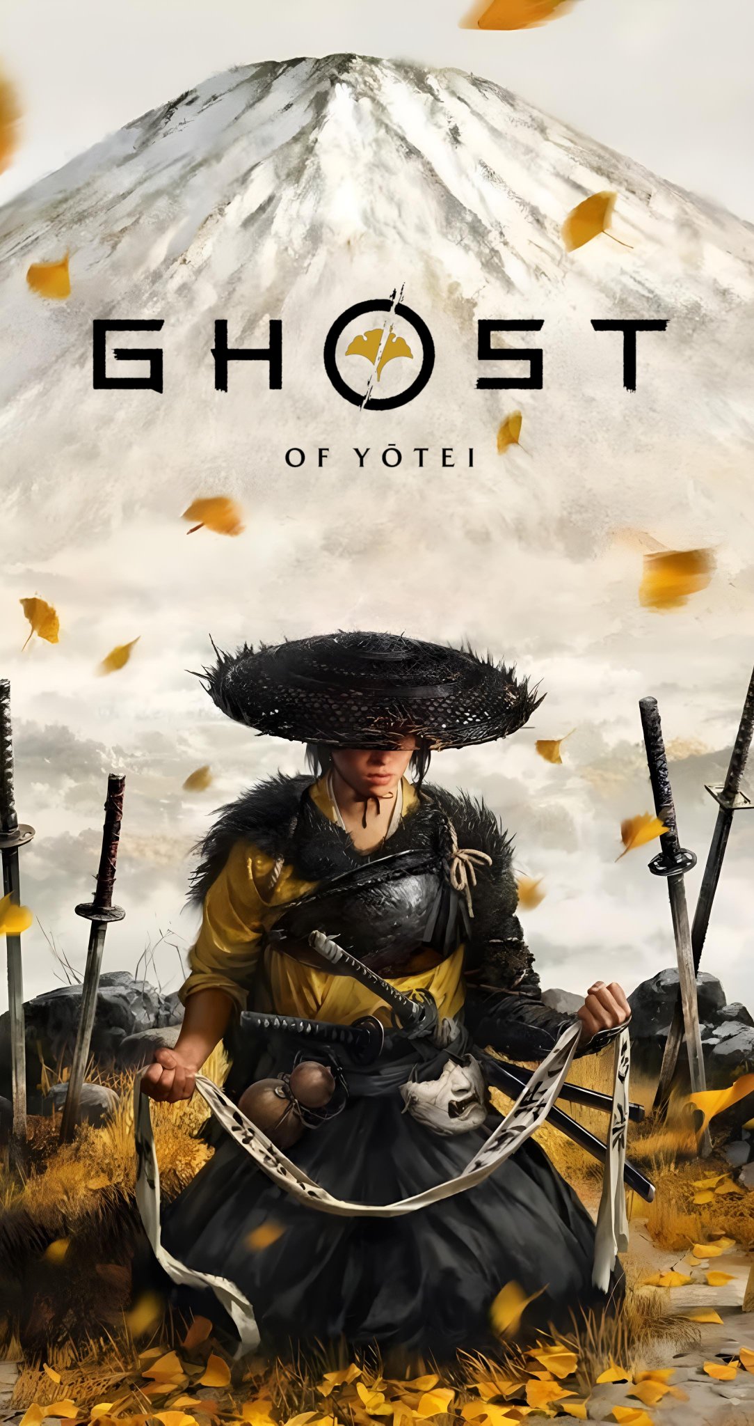 Ghost of Yotei phone wallpaper