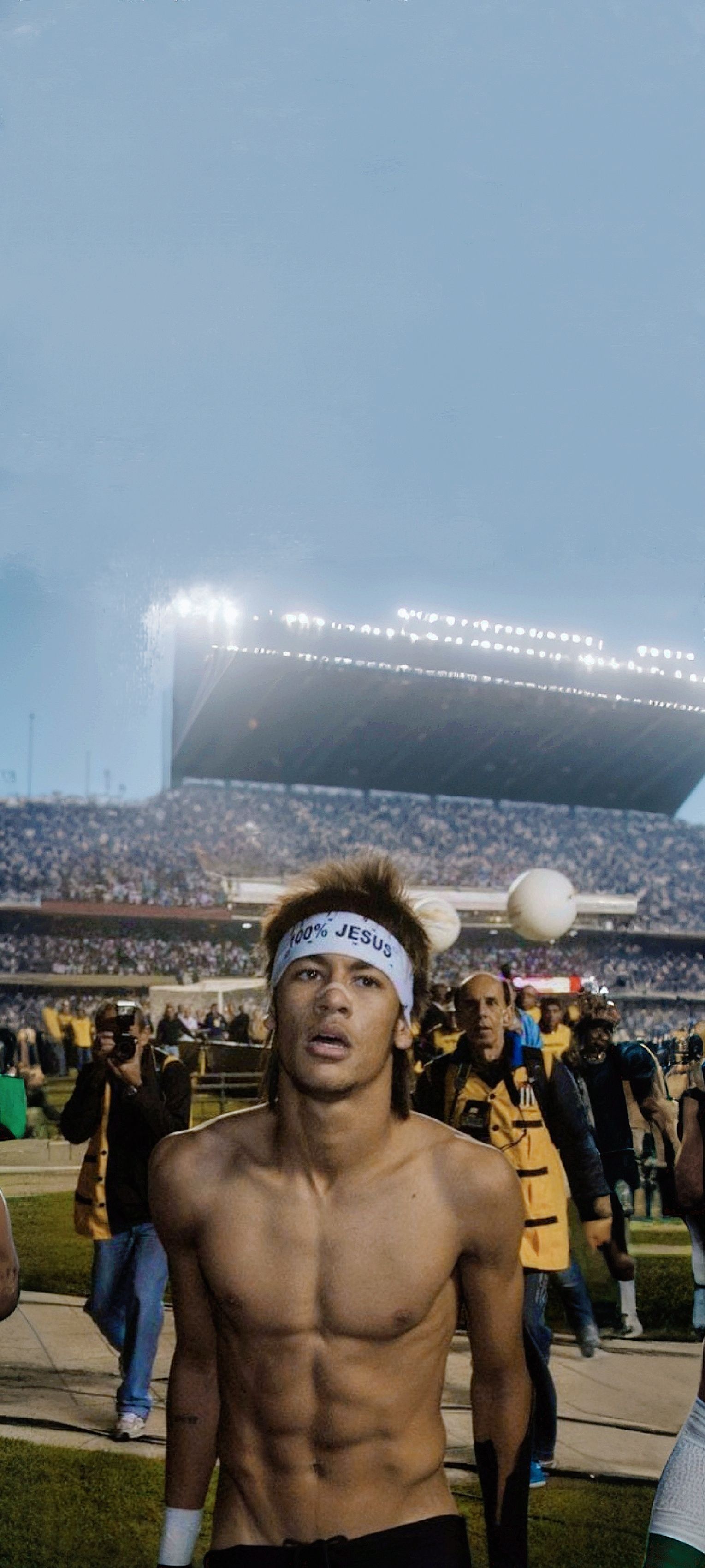 Neymar at Santos Wallpaper 4K