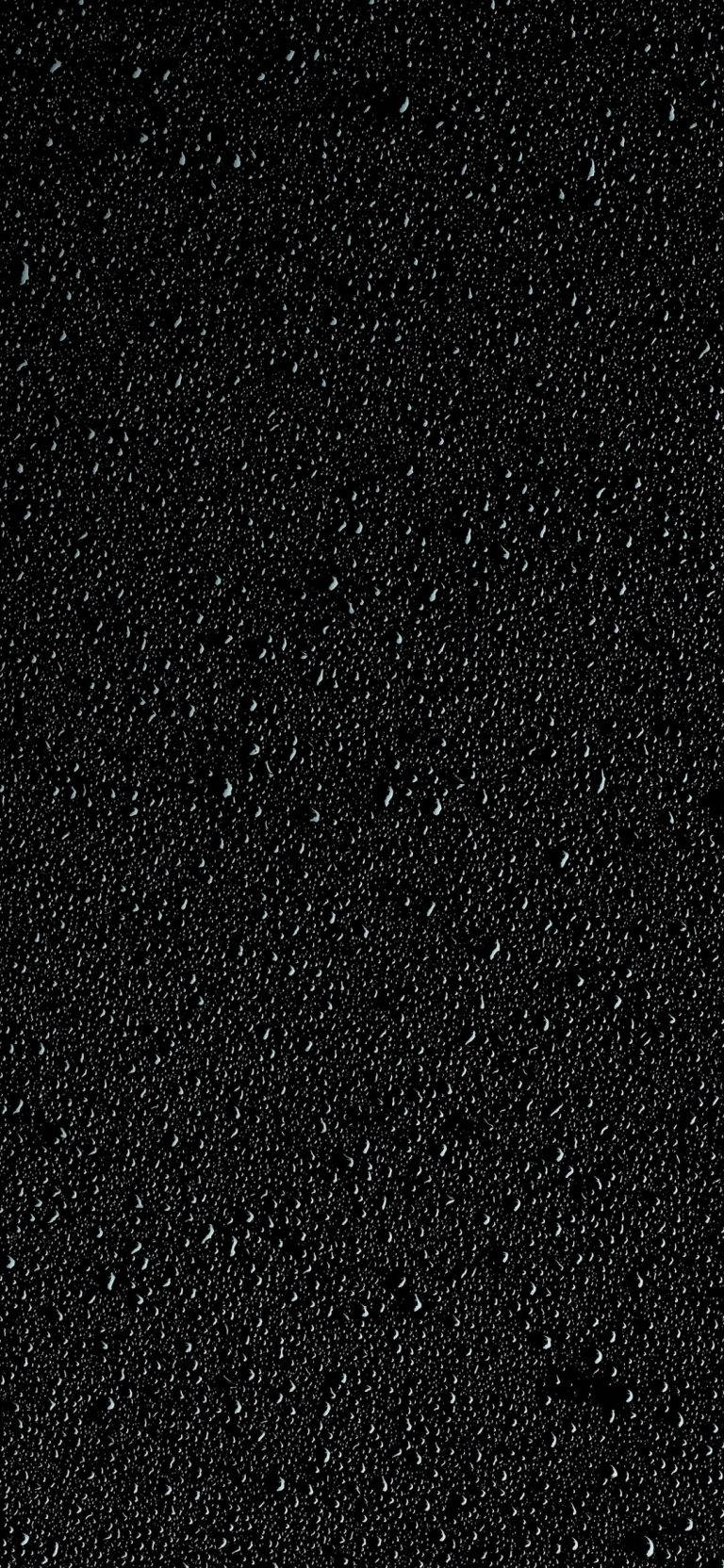 Black Water Droplets iPhone Whatsapp