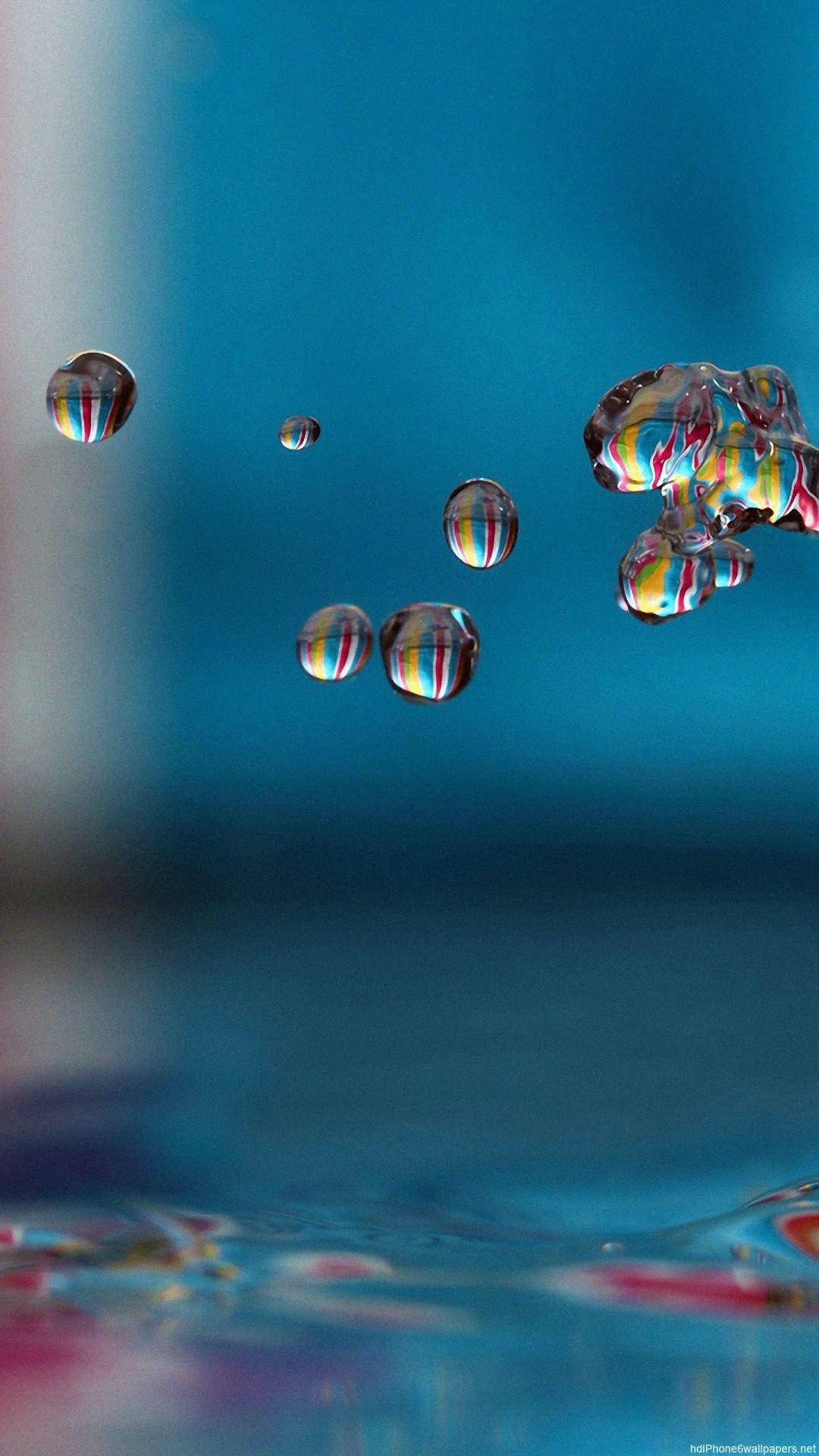 Water Droplets iPhone Live Wallpaper
