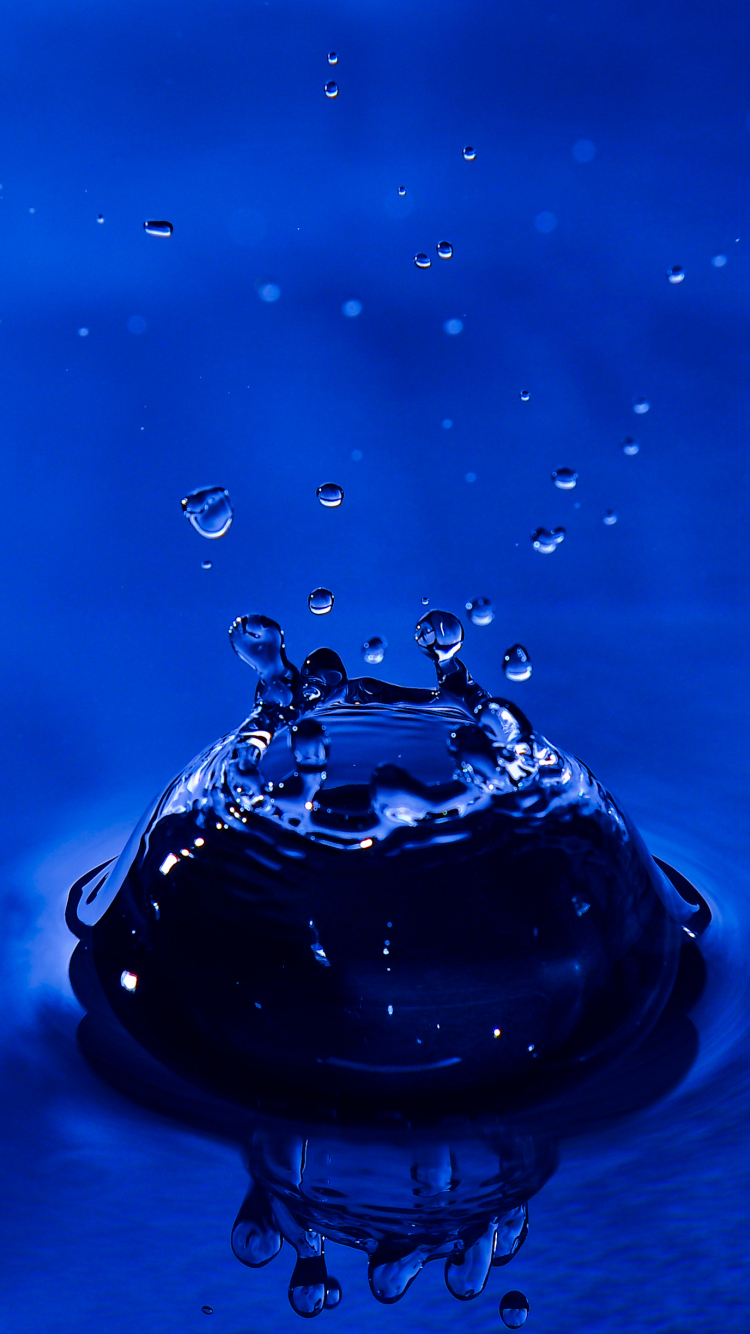 Download wallpaper 750x1334 drops