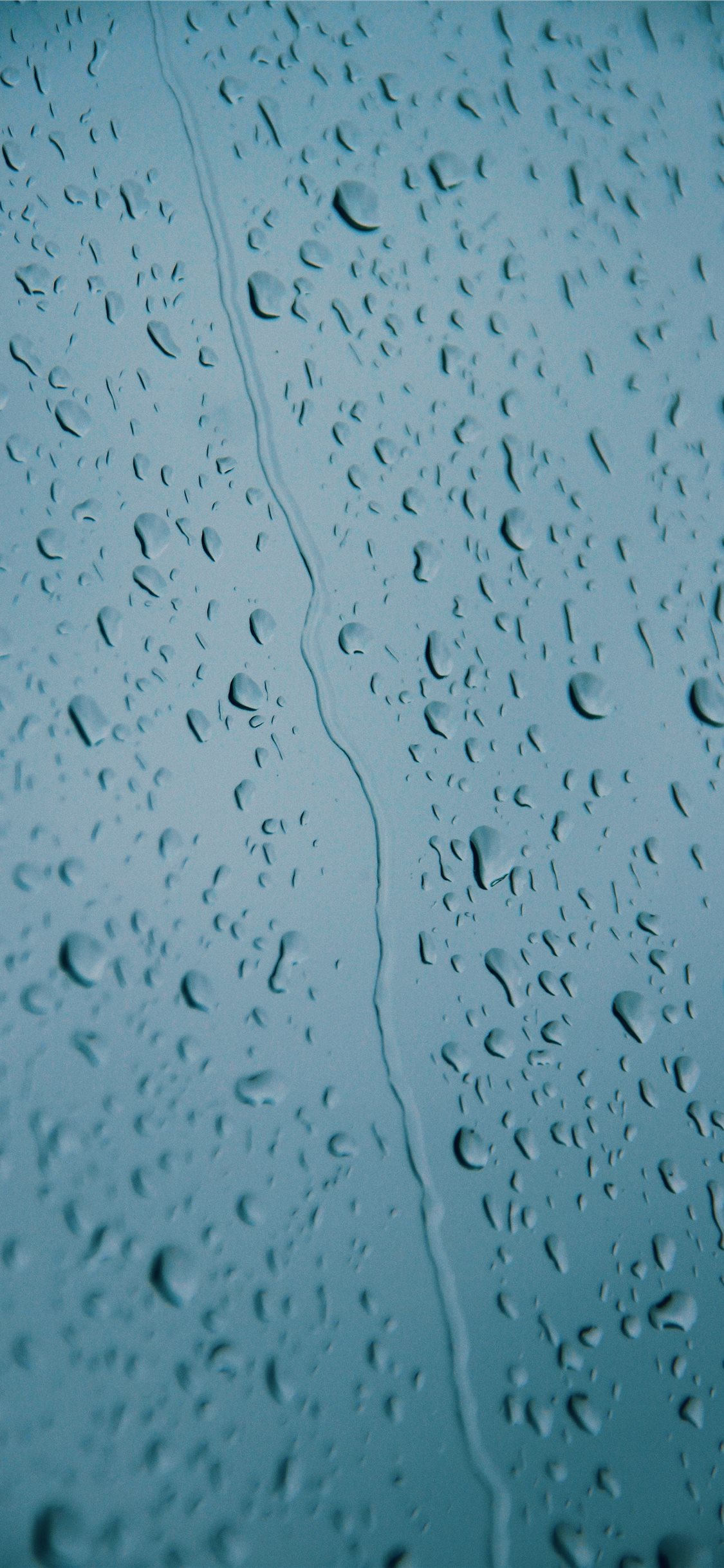 water drops on glass panel iPhone 11