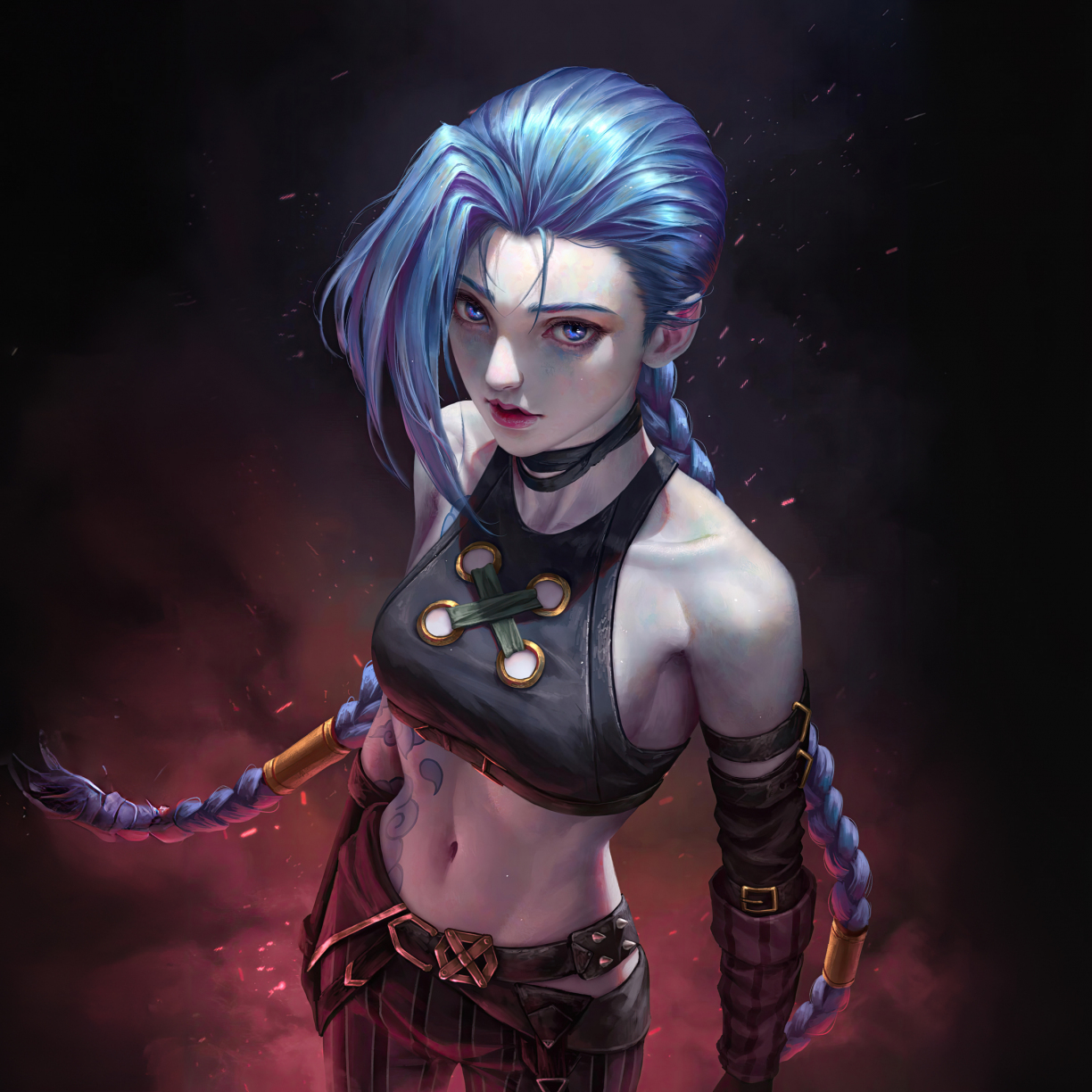 Wallpaper arcane 2, netfilx, jinx, 24