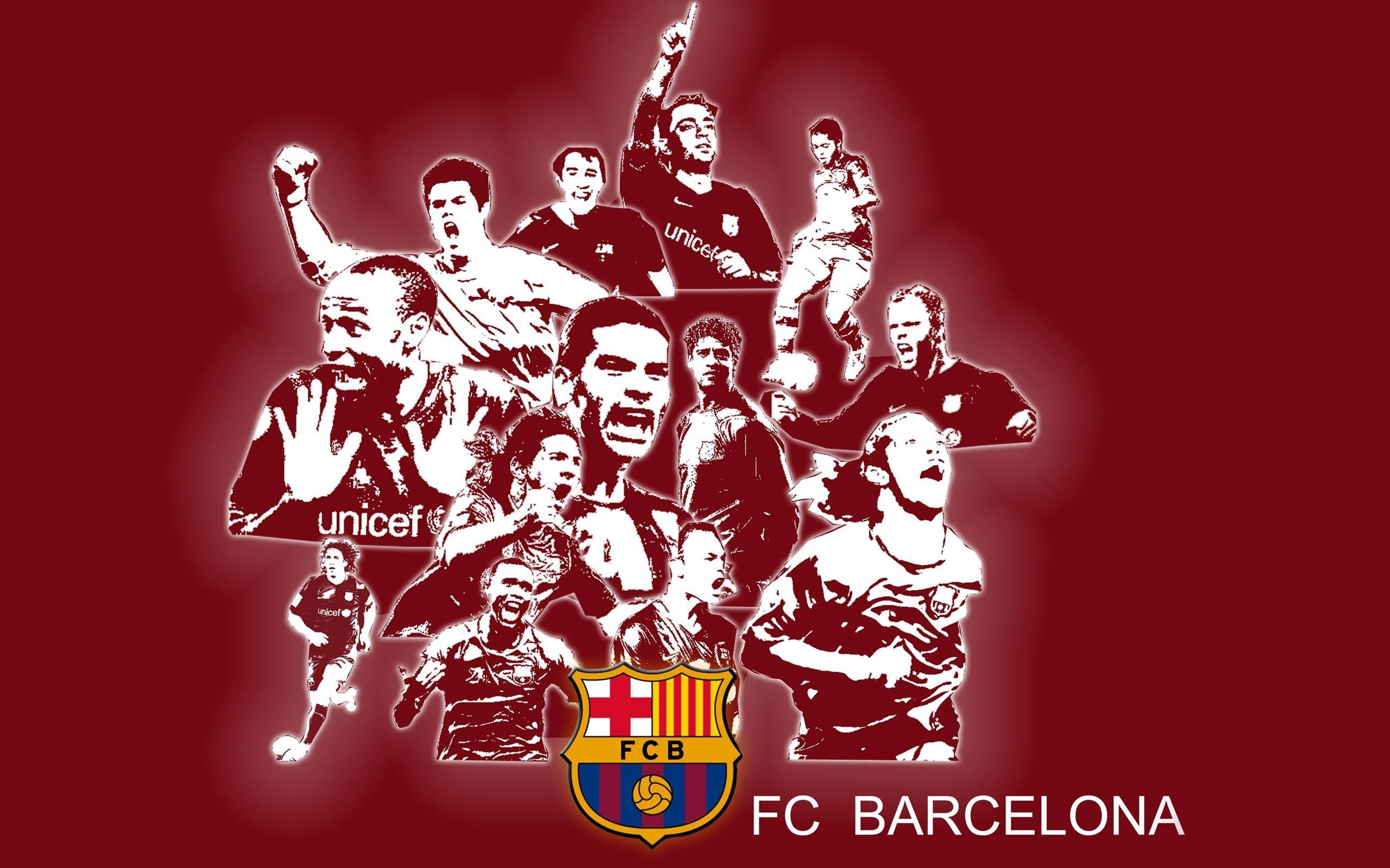 team, football, FC Barcelona, players