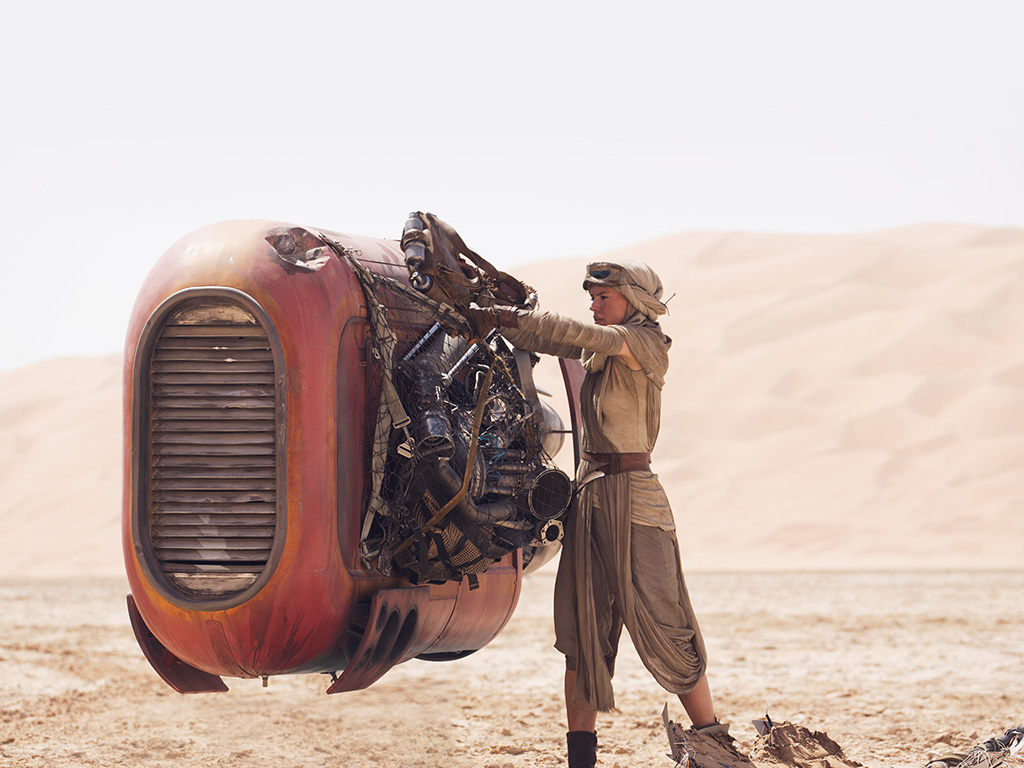 Starwars Force Awakens Art Rey Film