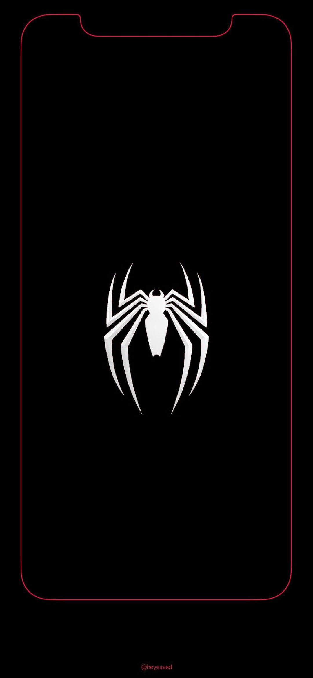 iPhone X Spiderman Logo Wallpaper, r