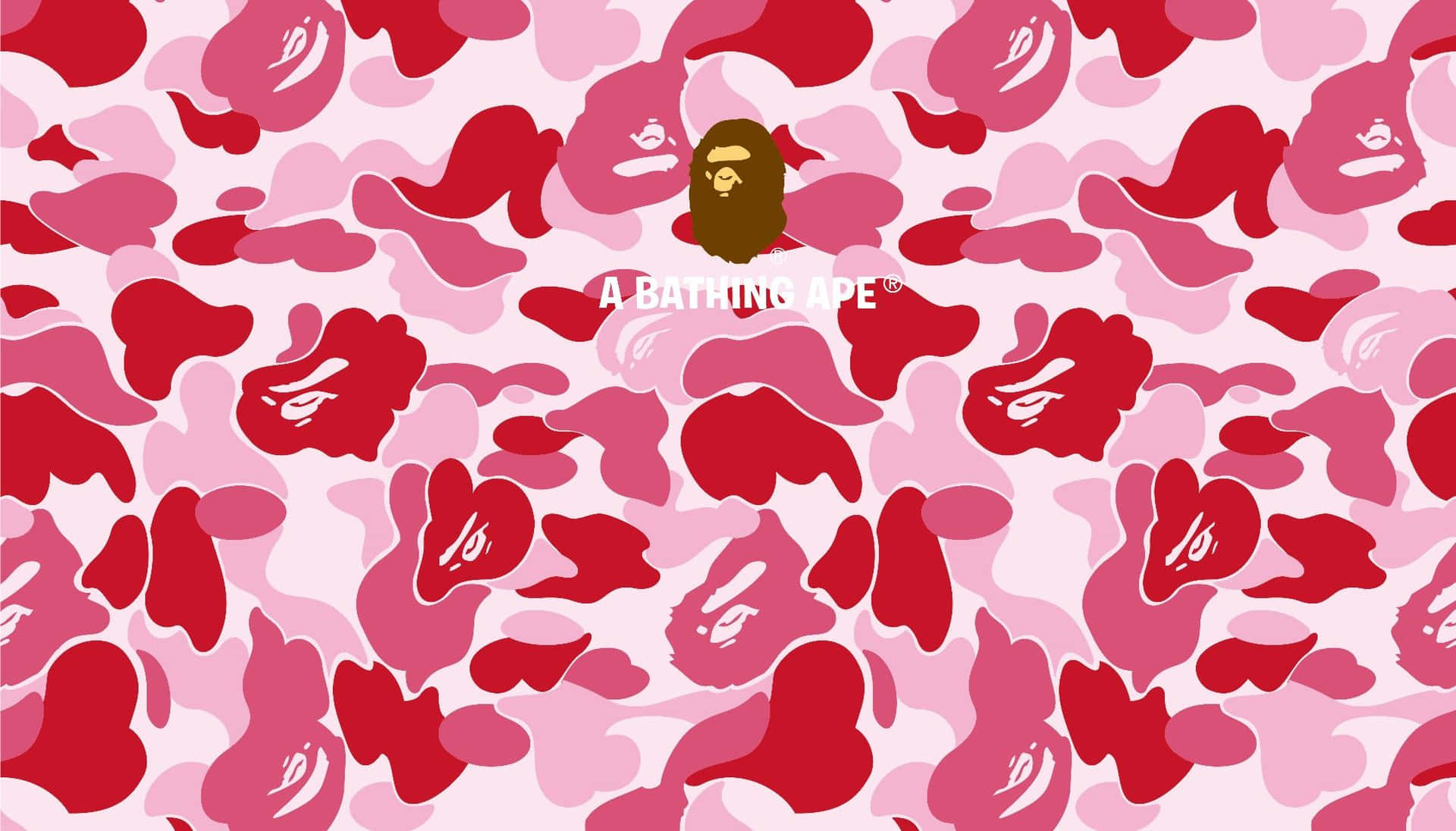 Bathing Ape Pink Camo Wallpaper