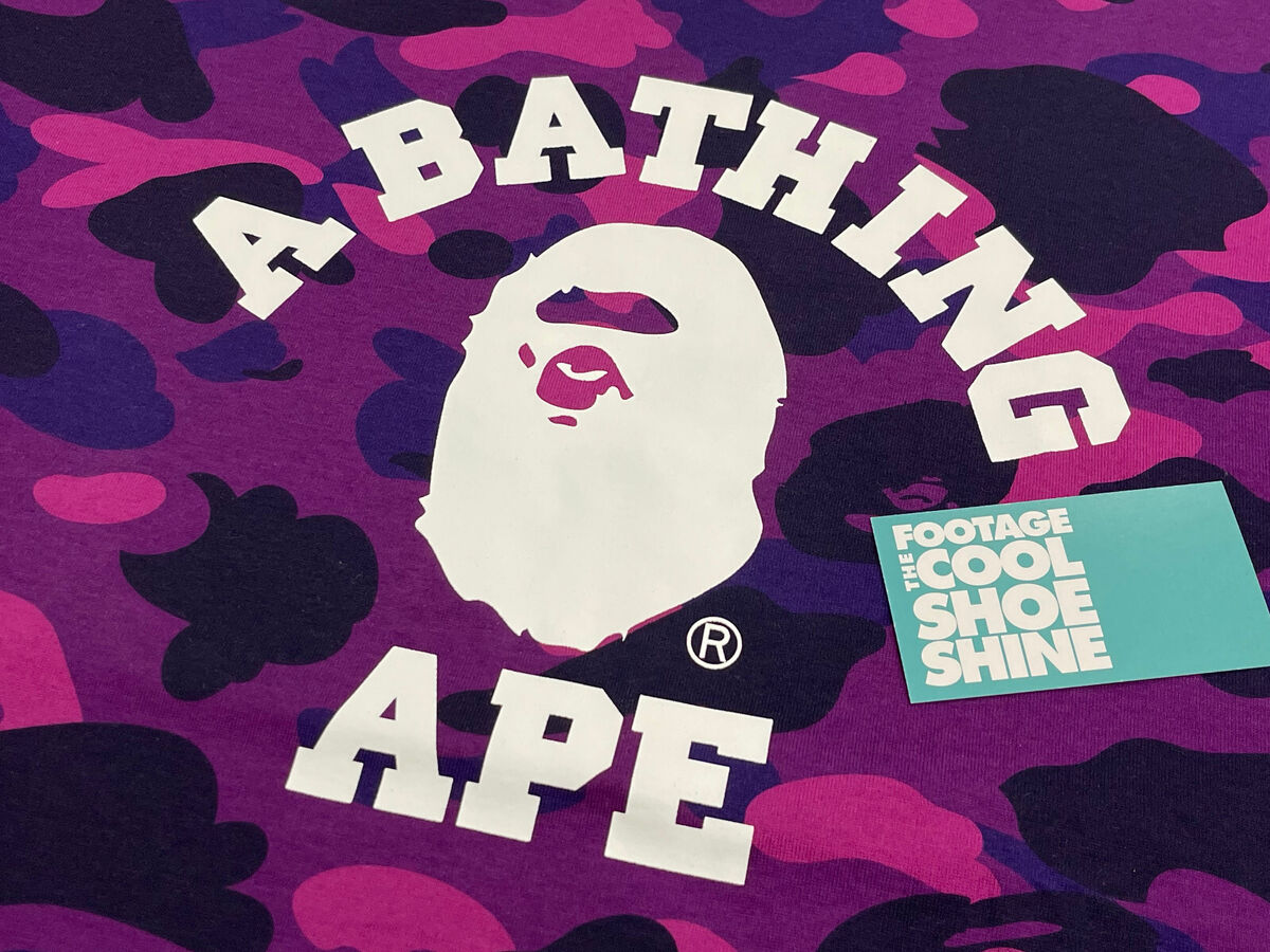 BAPE A BATHING APE HEAD ALL OVER CAMO