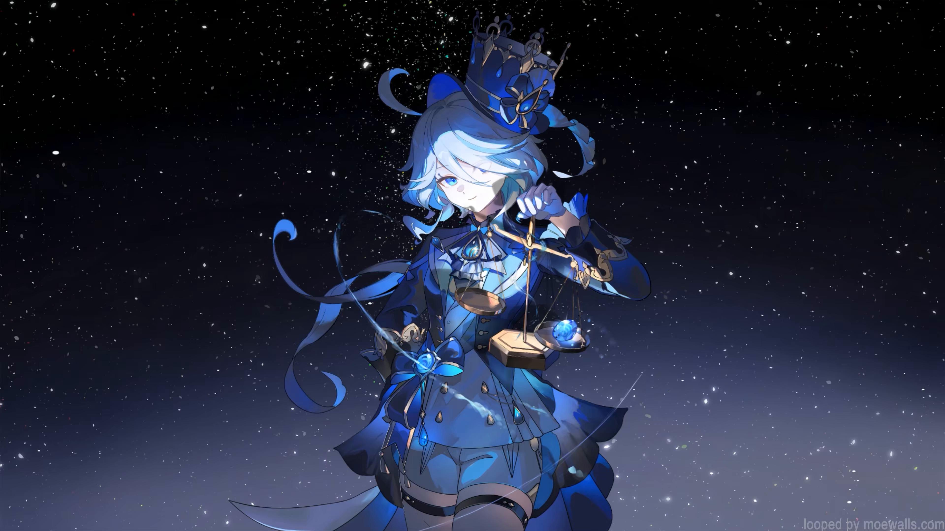 Furina in the Void Live Wallpaper