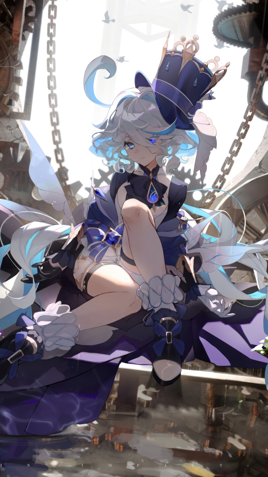 Furina Genshin Impact Game 4K Wallpaper