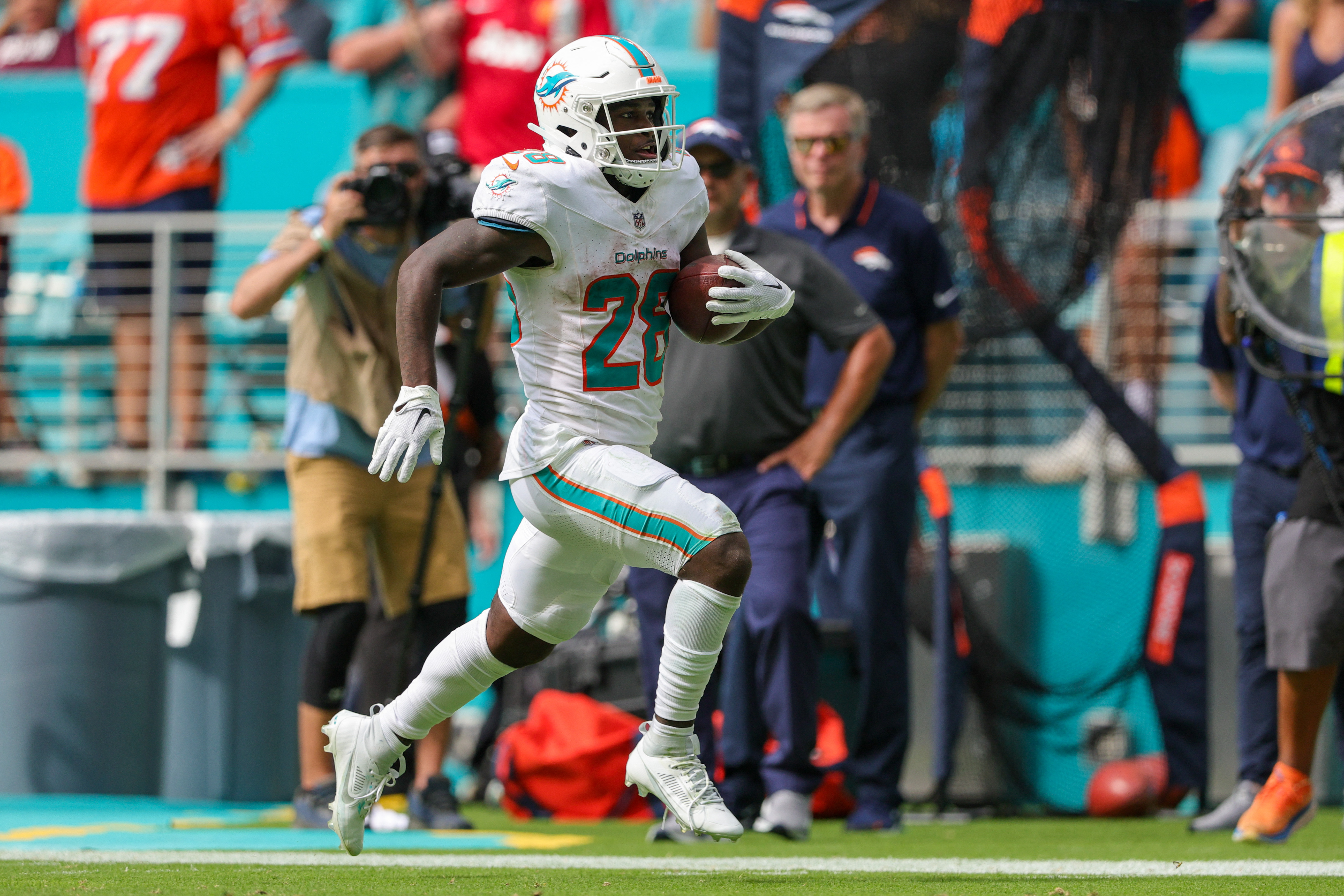 Dolphins' De'Von Achane may be more