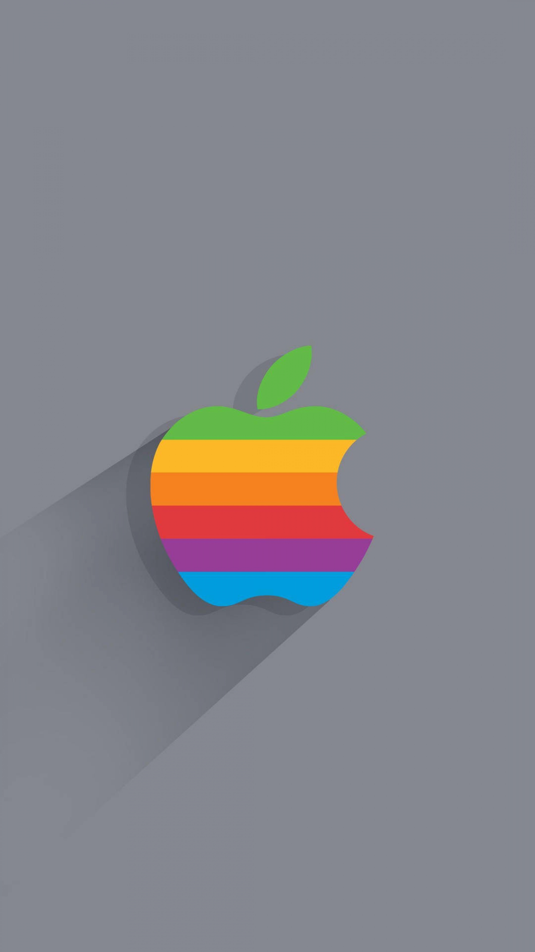 Retro Classic Apple Logo Wallpaper