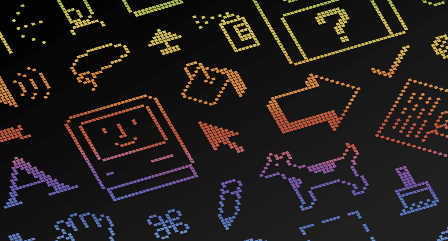 Vintage Mac Themed Wallpaper from