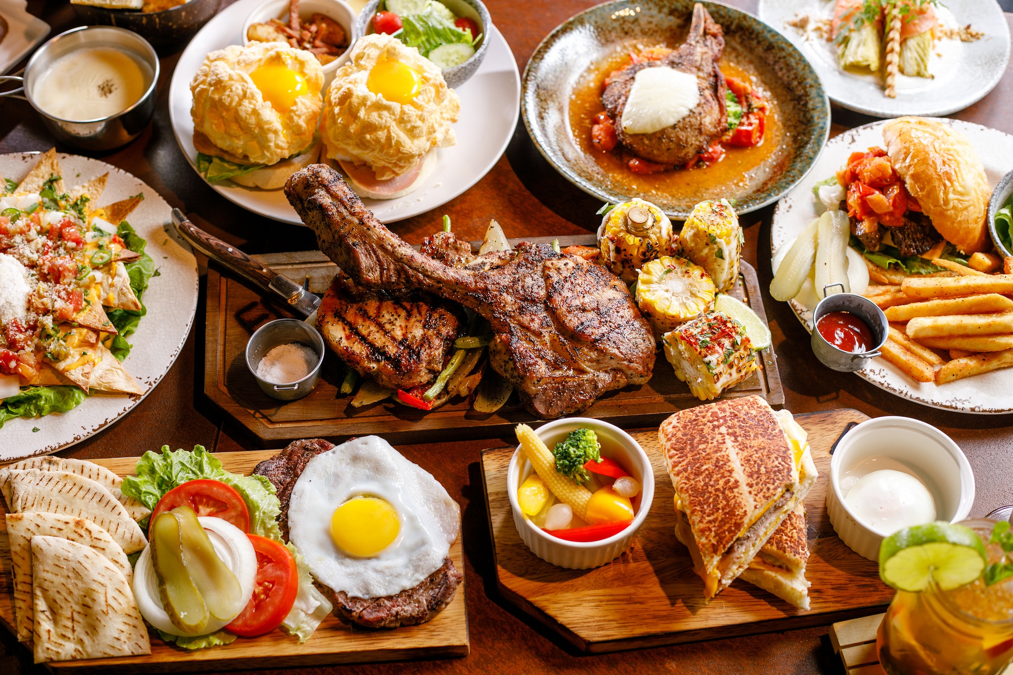 Wallpaper meat, scrambled eggs