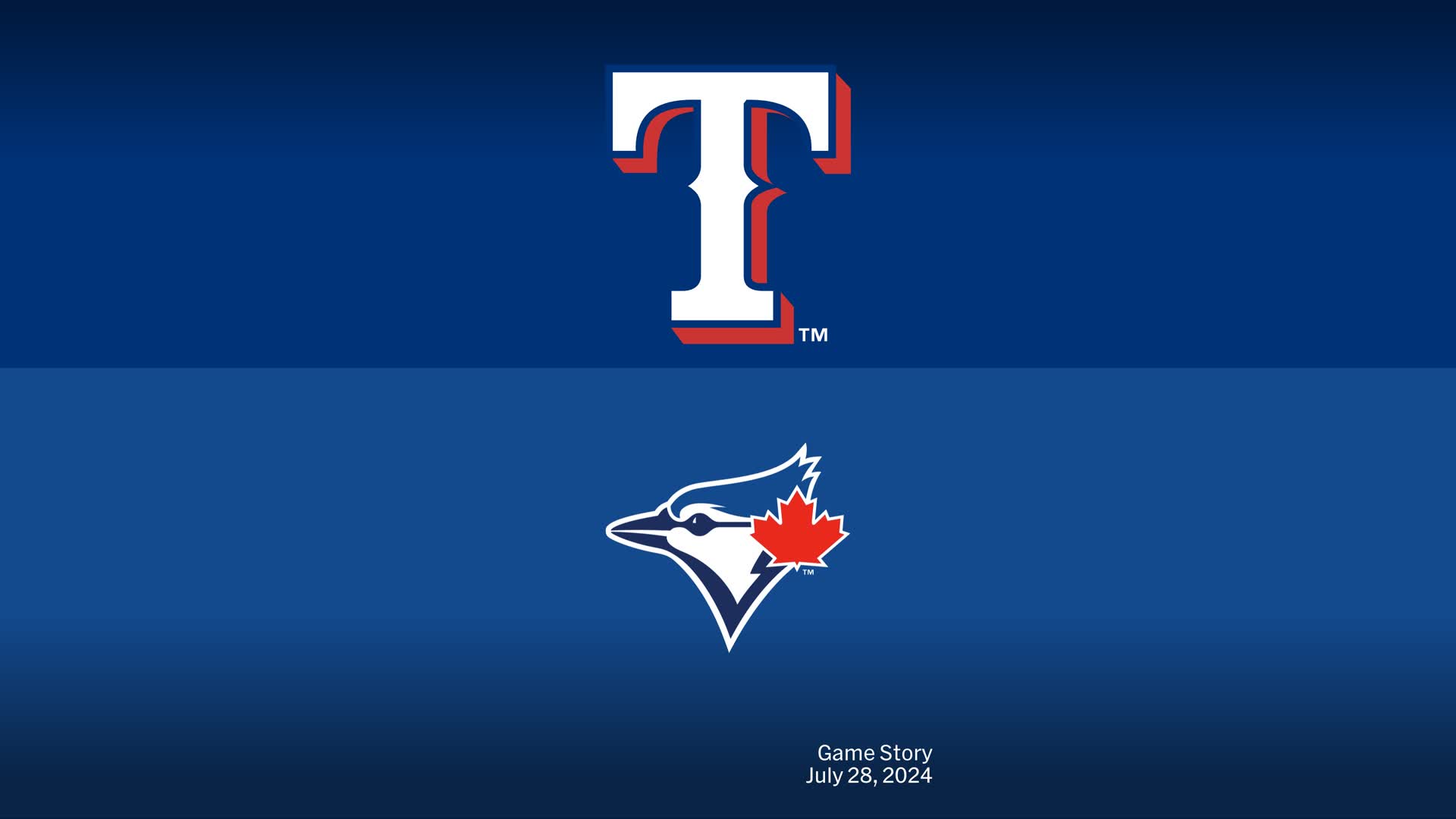 Texas Rangers at Toronto Blue Jays Game