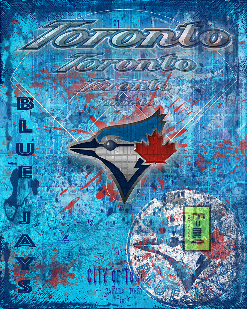 Toronto Blue Jays Poster, Toronto Blue