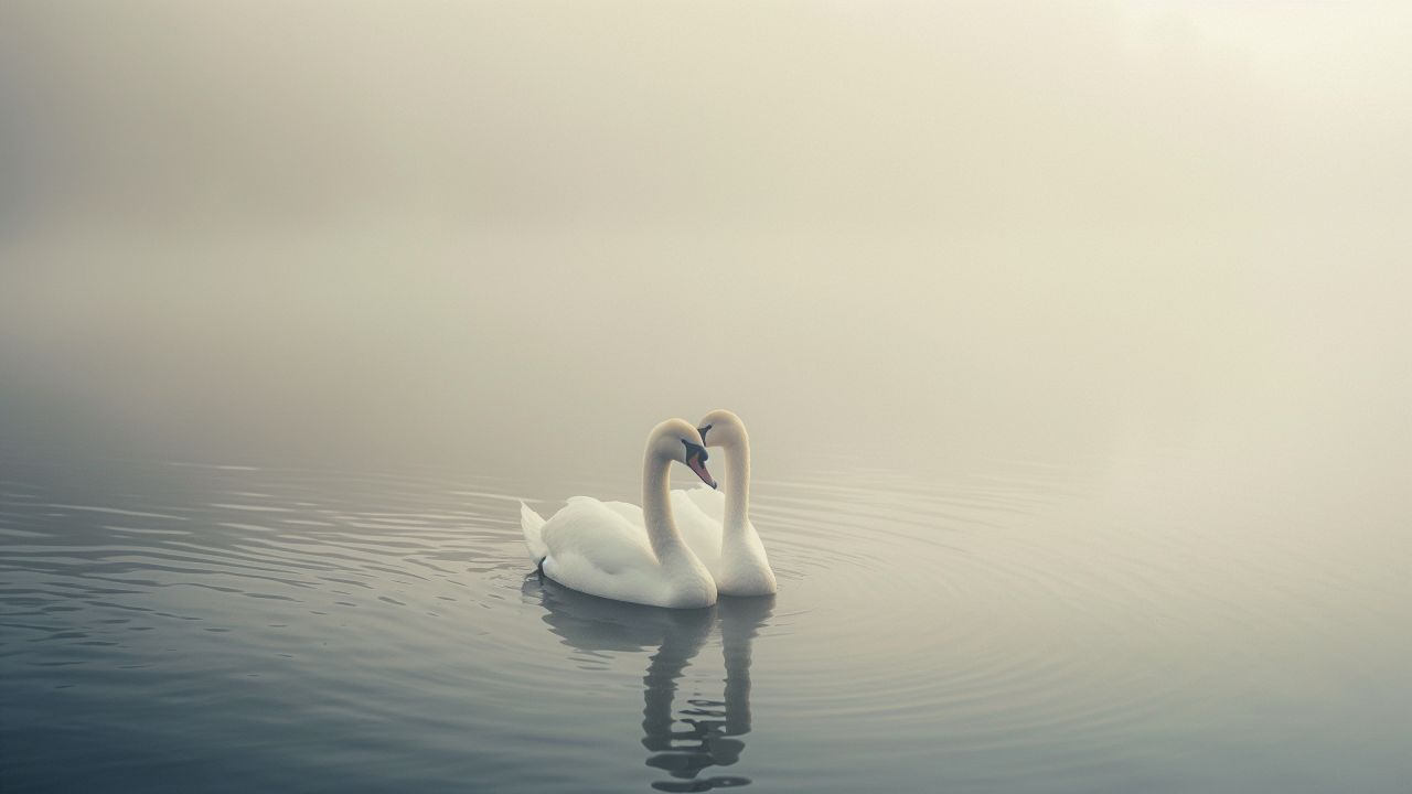 Swan Wallpaper, Adorable
