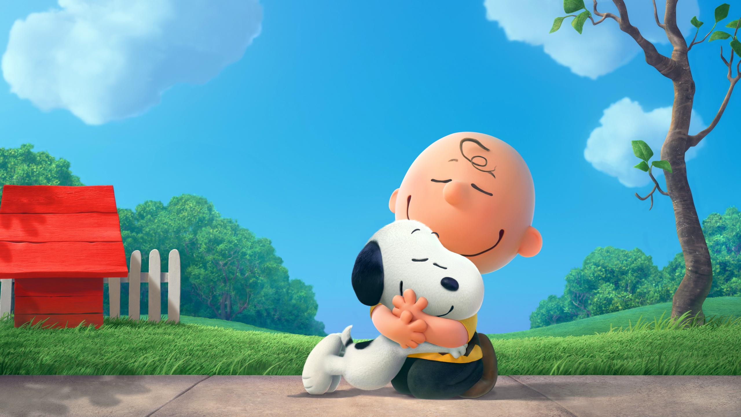Wallpaper 4K, Snoopy, Cute cartoon, Peanuts