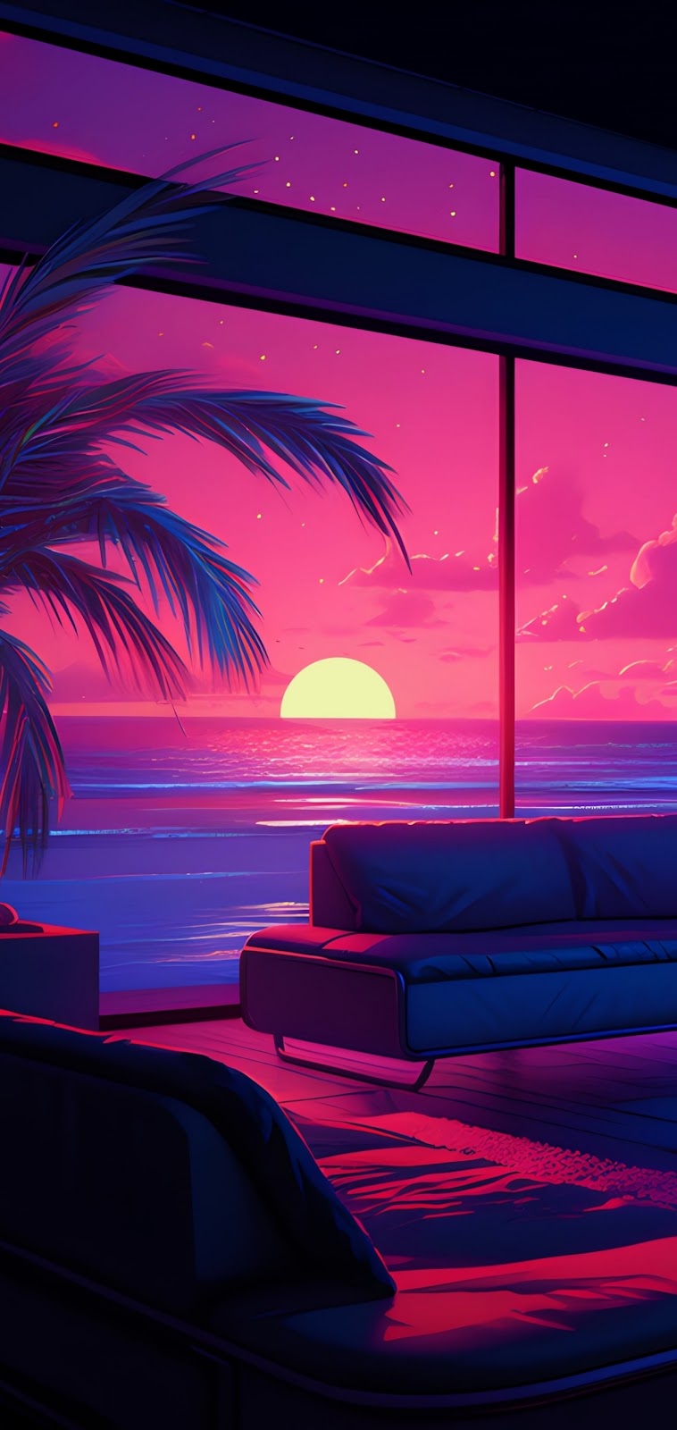 AESTHETIC SUNSET WALLPAPER IPHONE