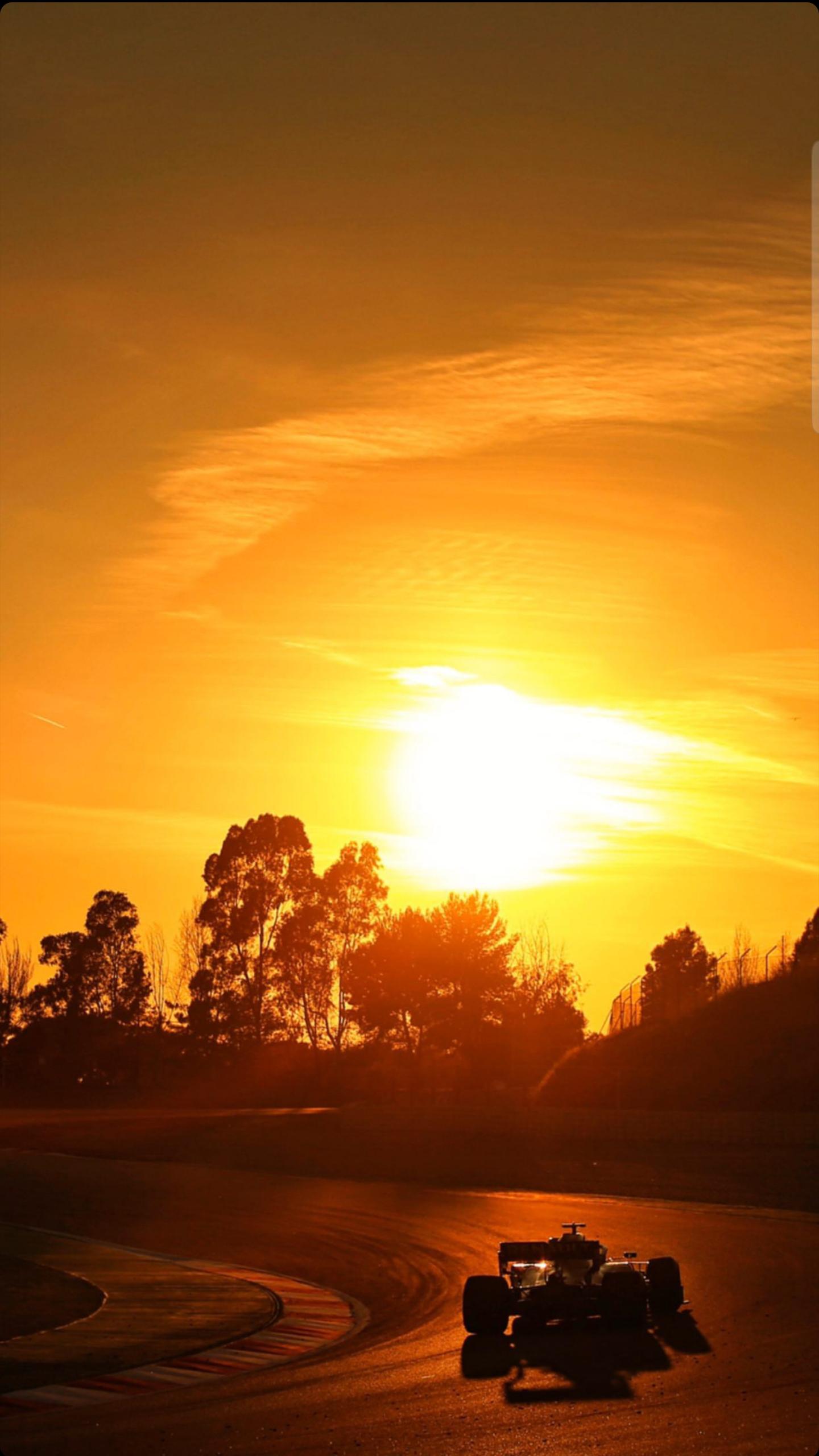 Amazing Sunset Mobile Wallpaper Pre Season Testing