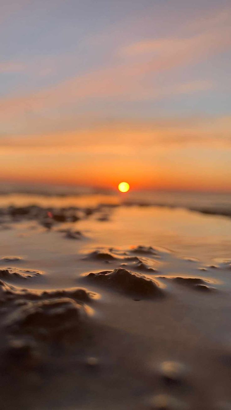 Beach sunset iphone wallpaper HD
