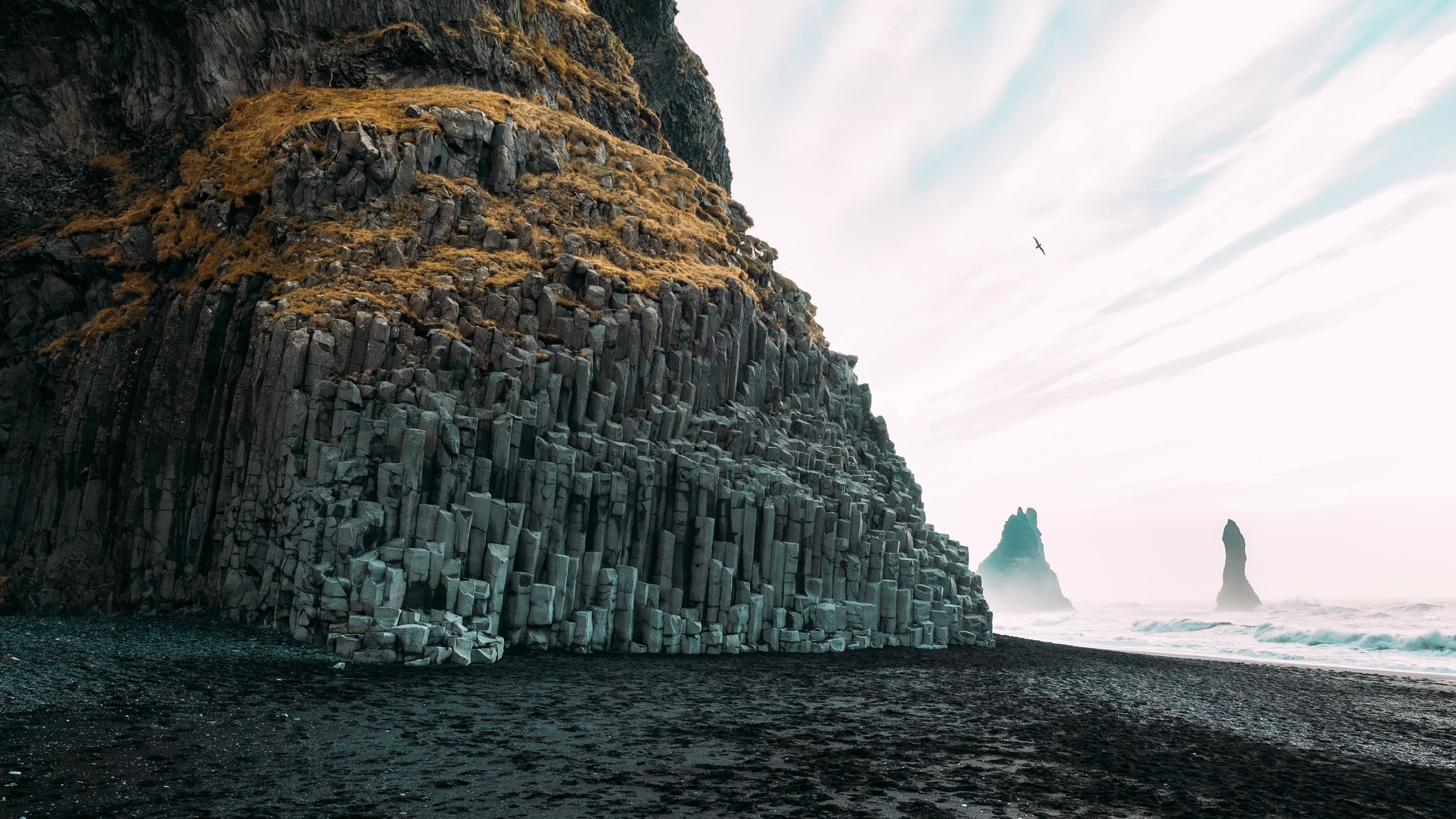Ocean Pebbles Reynisfjara Nature Beach