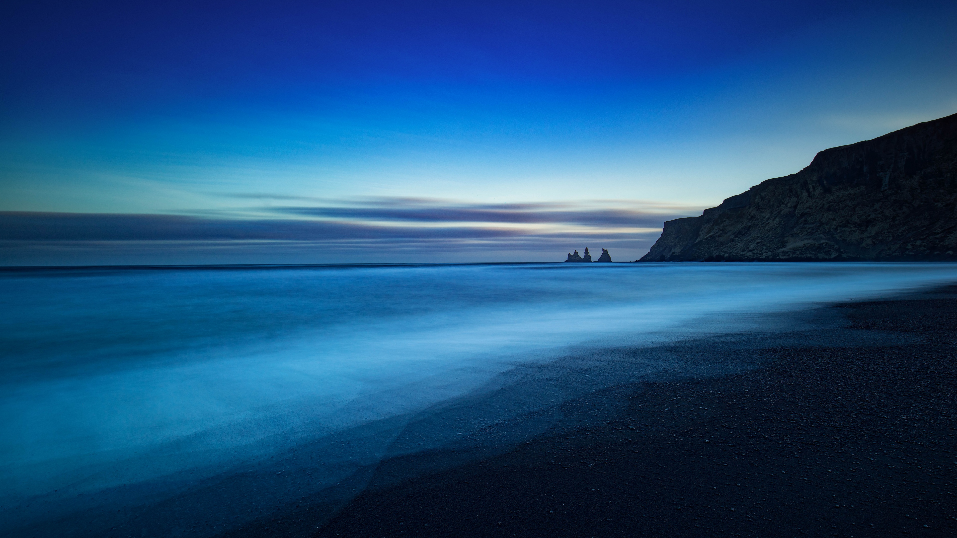 Reynisdrangar Wallpaper 4K, Iceland