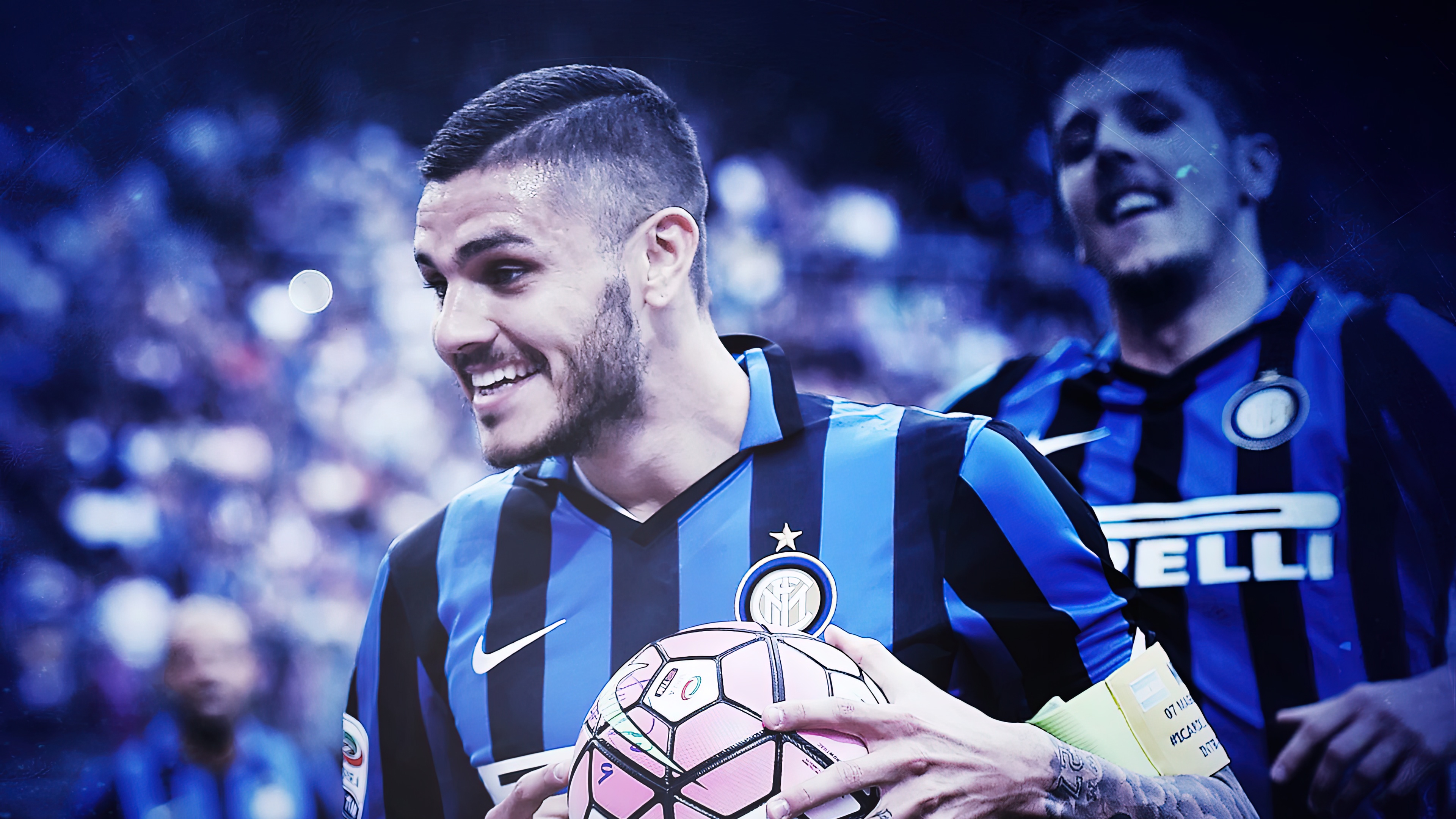 Mauro Icardi Wallpaper 4K, Inter Milan