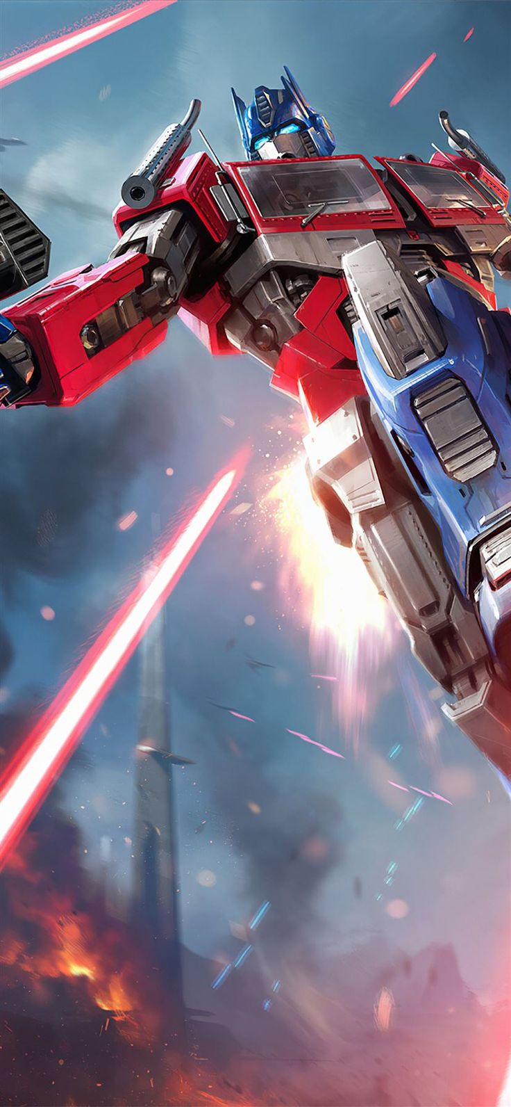 4k optimus prime iPhone 11 Wallpaper