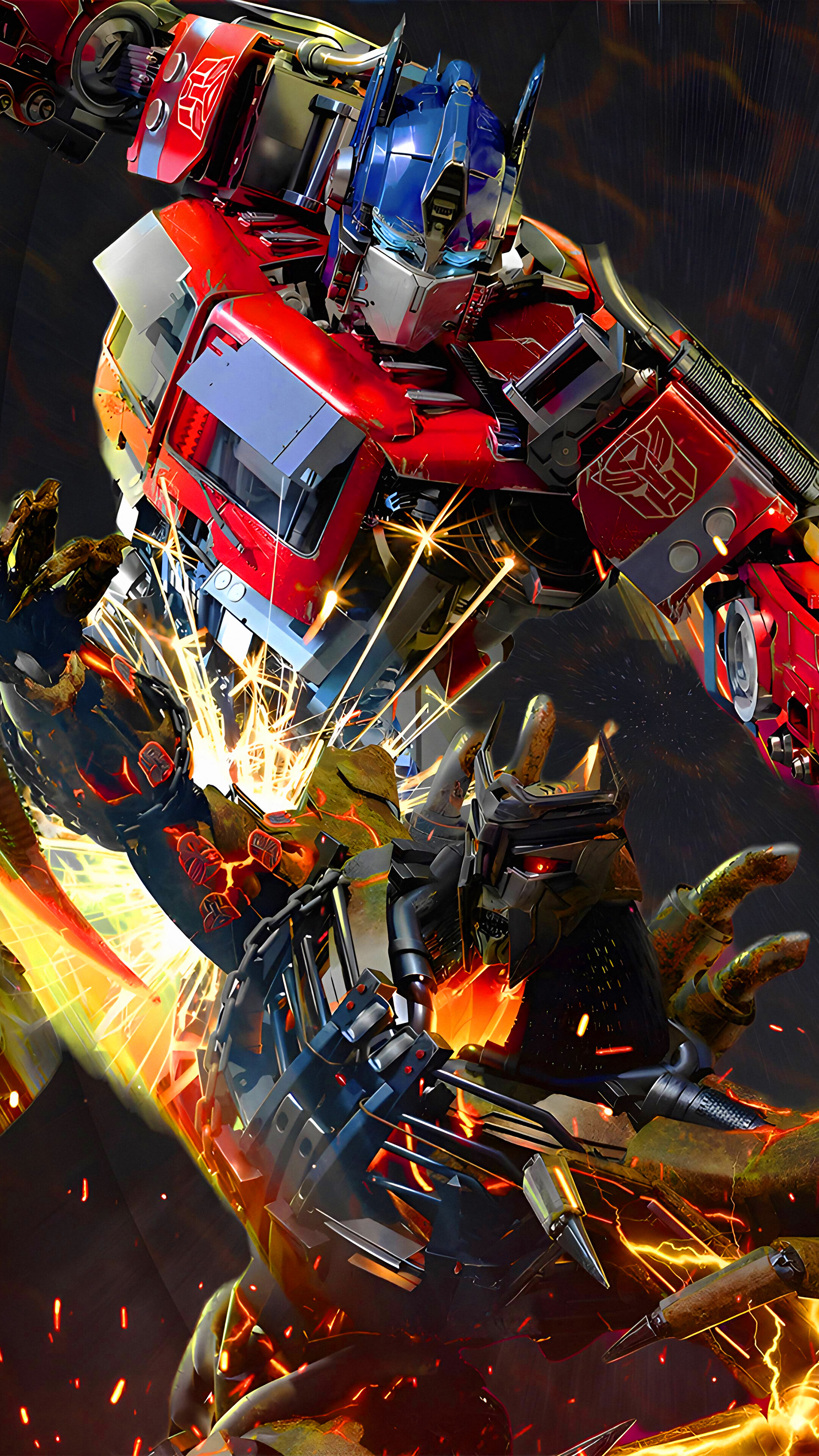 Rise of the Beasts Optimus Prime 4K