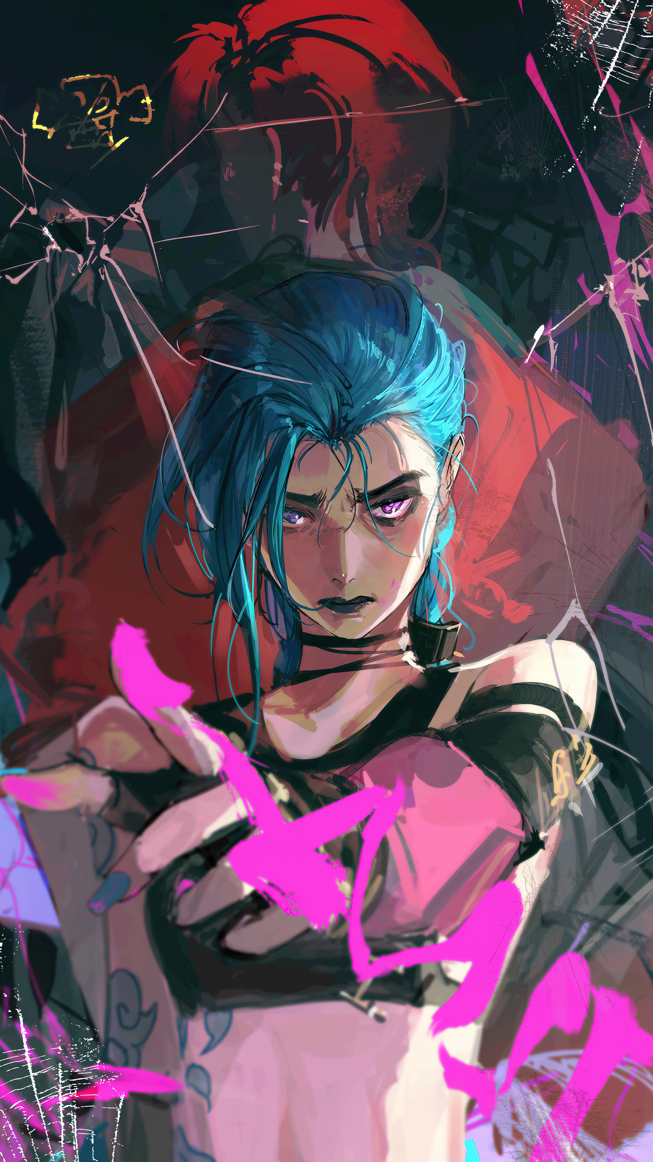 Jinx Arcane Series Wallpaper iPhone