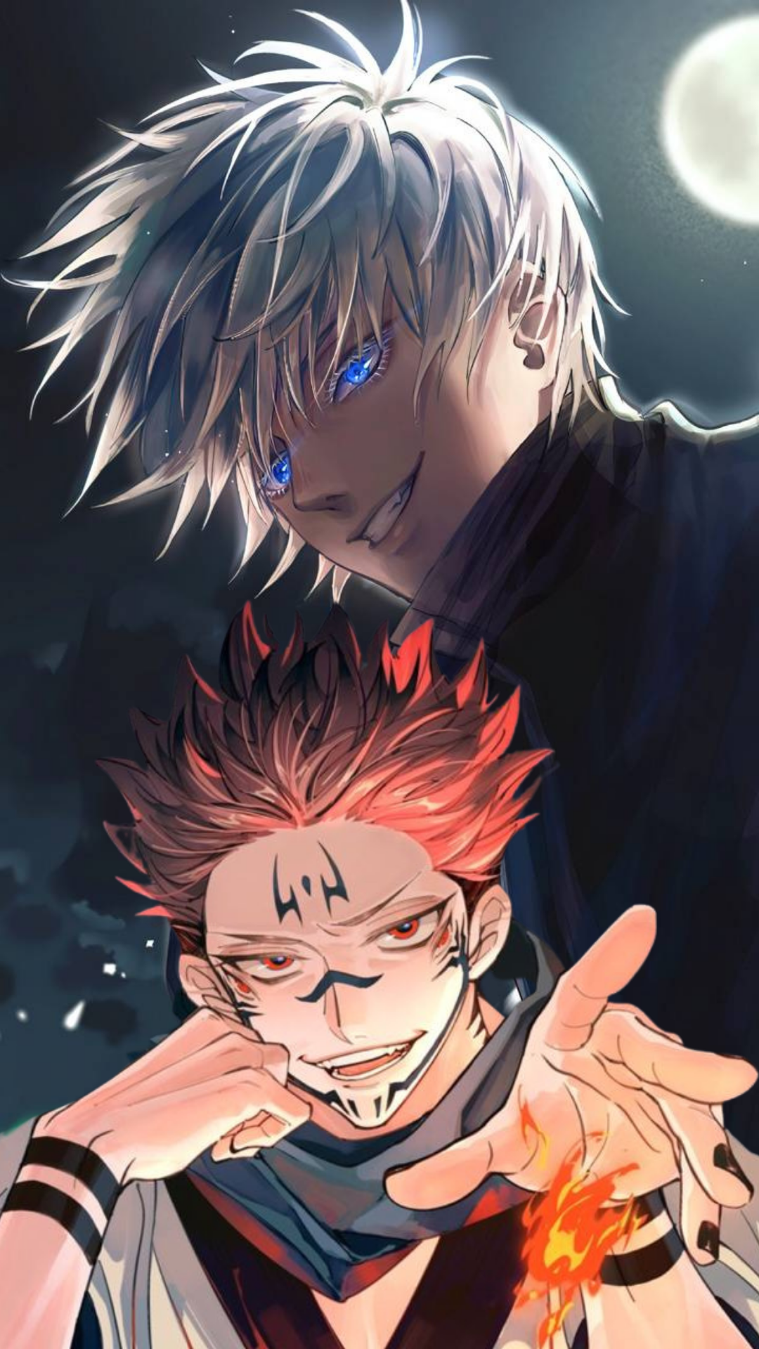 Gojo & Sukuna Phone Wallpaper