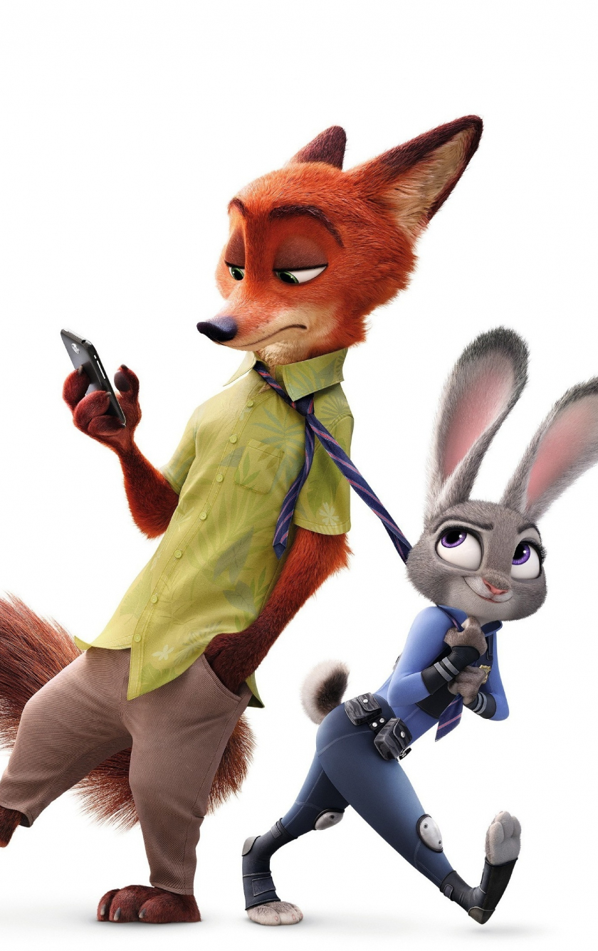 wallpaper 840x1336 zootopia, judy hopps