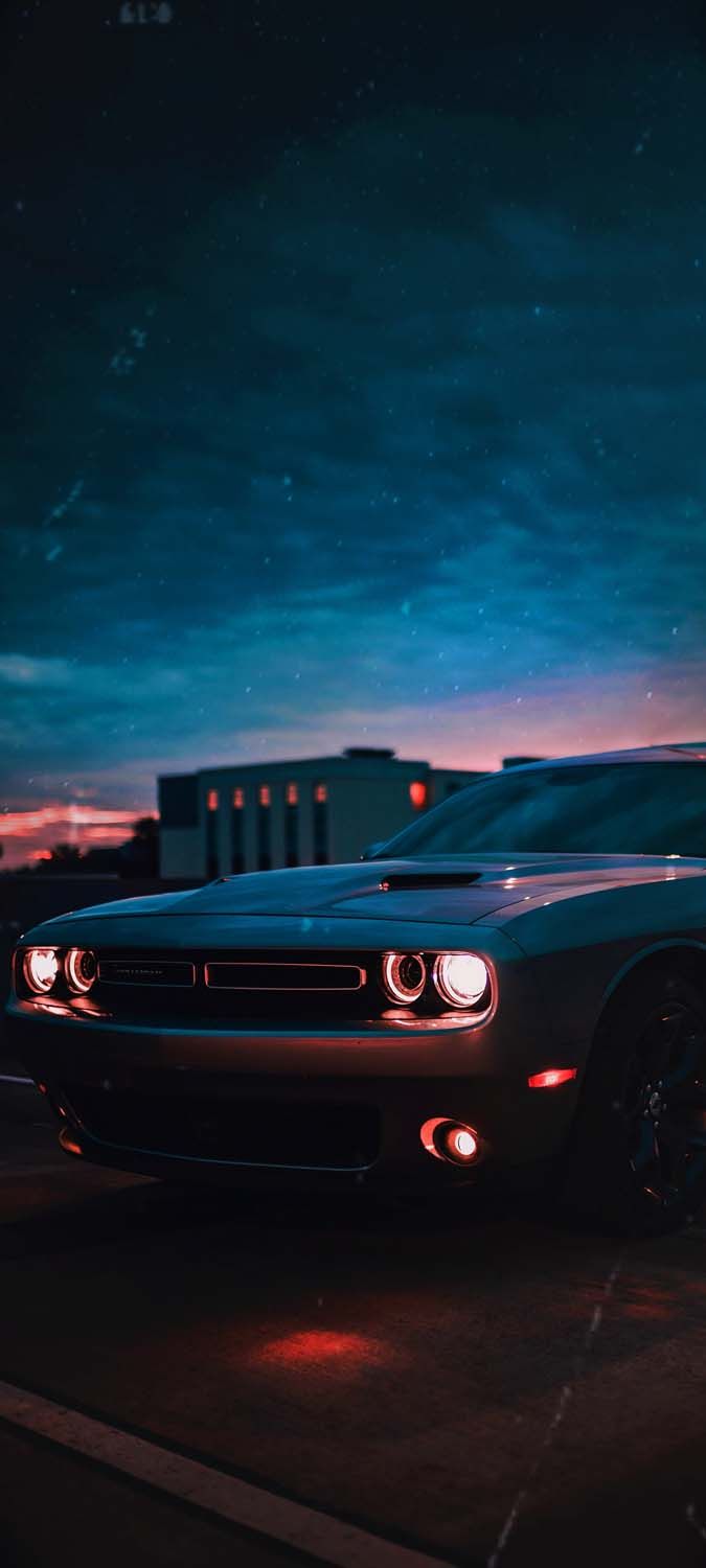 Dodge Muscle Car iPhone Wallpaper 4K