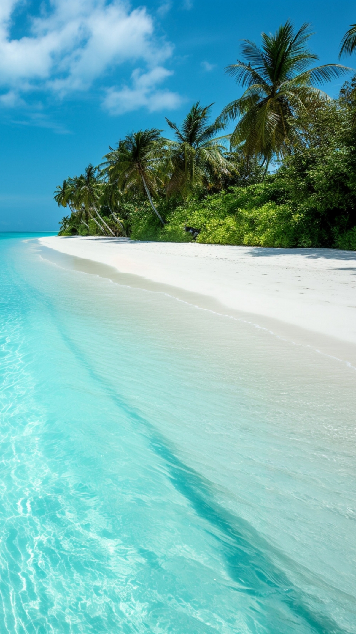 Tropical Beach With Crystal Clear Water
