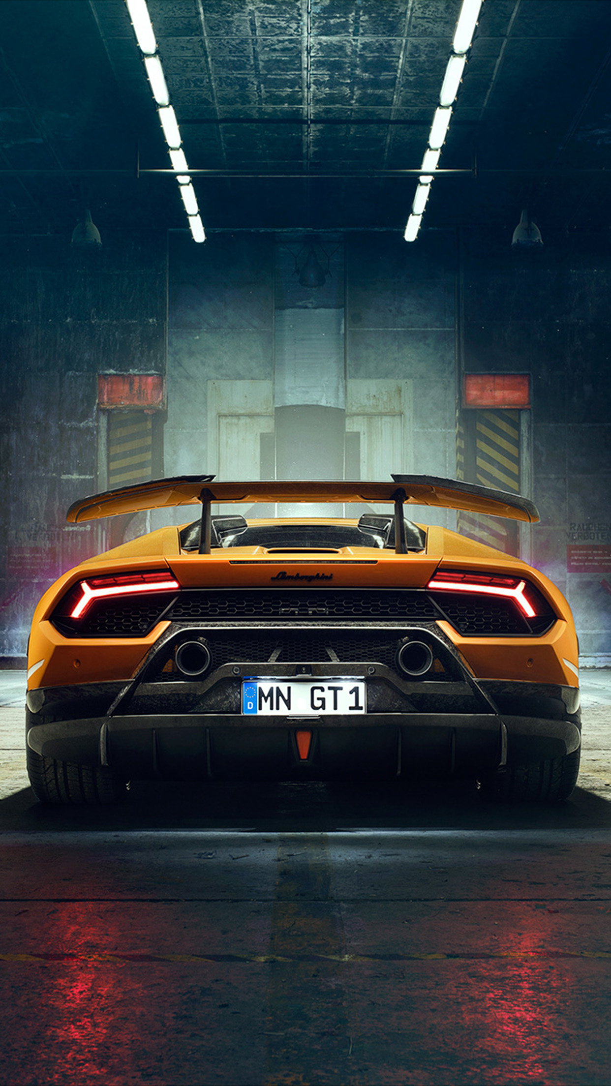 Lamborghini Car Drive Art Wallpaper