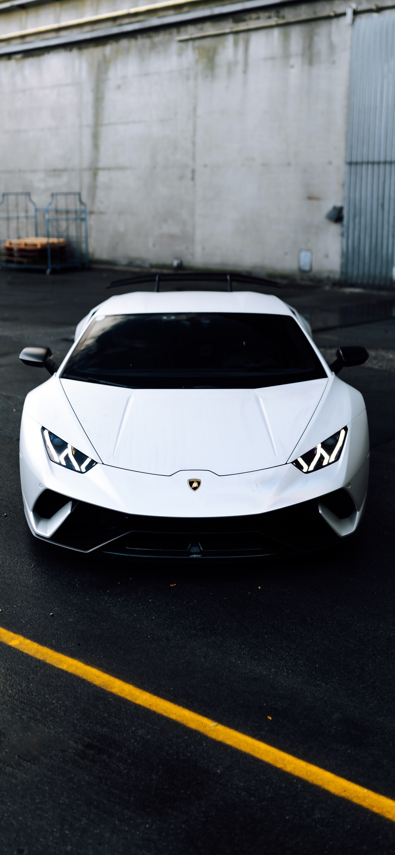 Lamborghini Huracan Wallpaper 4K, White