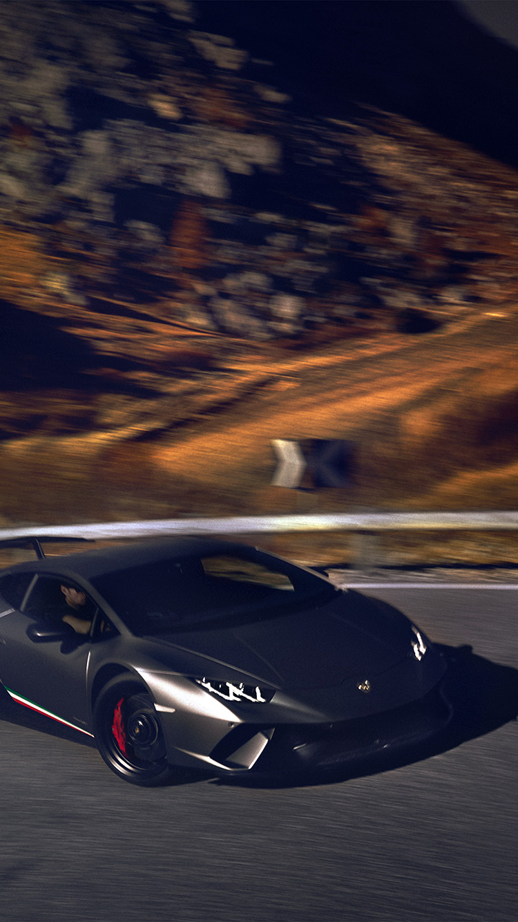 Lamborghini Car Drive Street Art