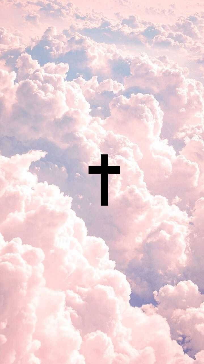 Cross On Clouds Christian iPhone
