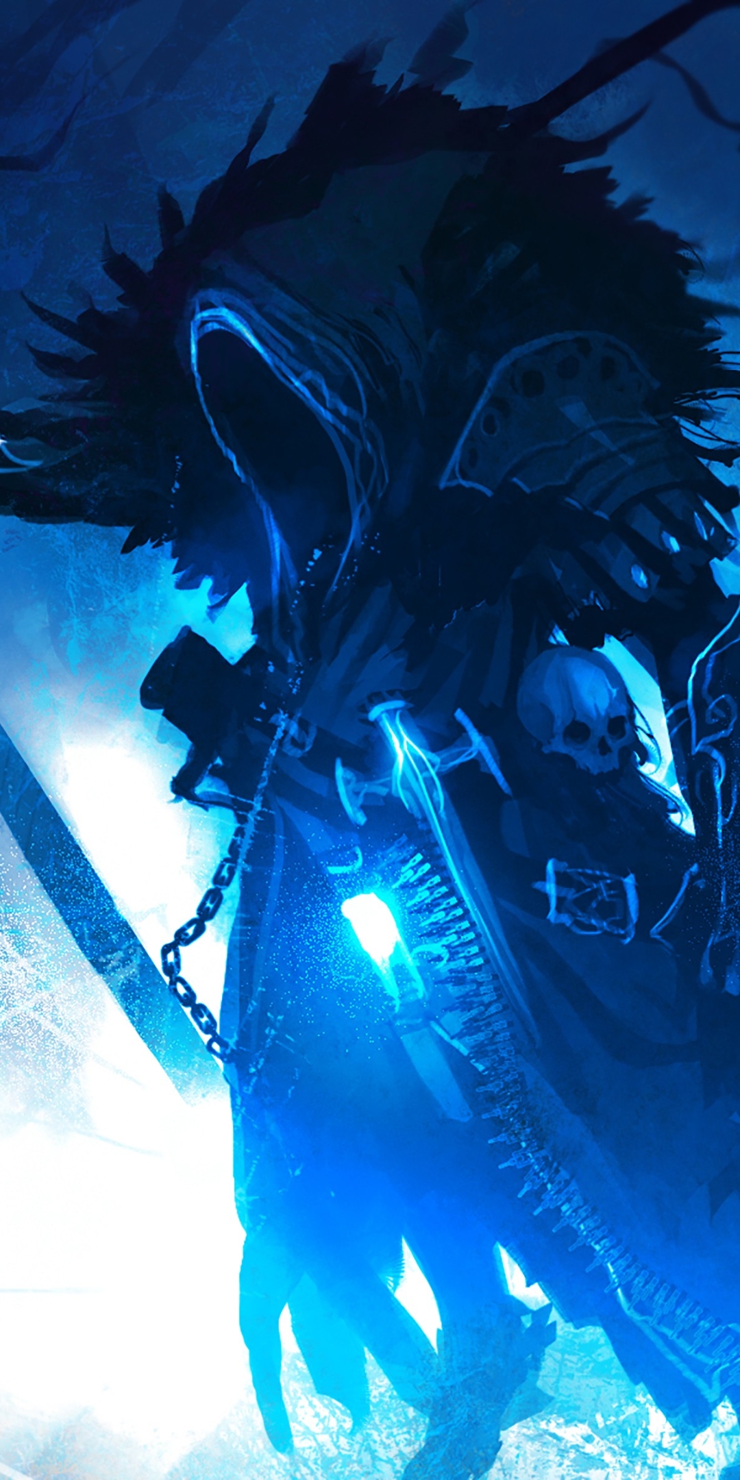 Download Dark Warrior Phone Wallpaper