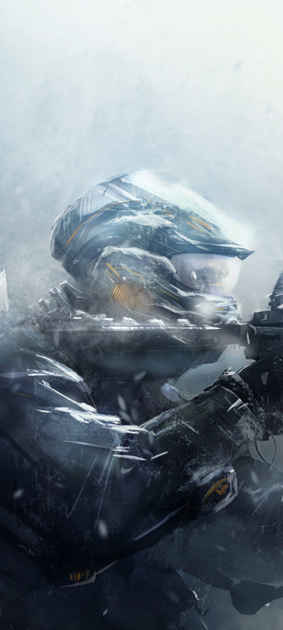 Download Sci Fi Warrior Phone Wallpaper