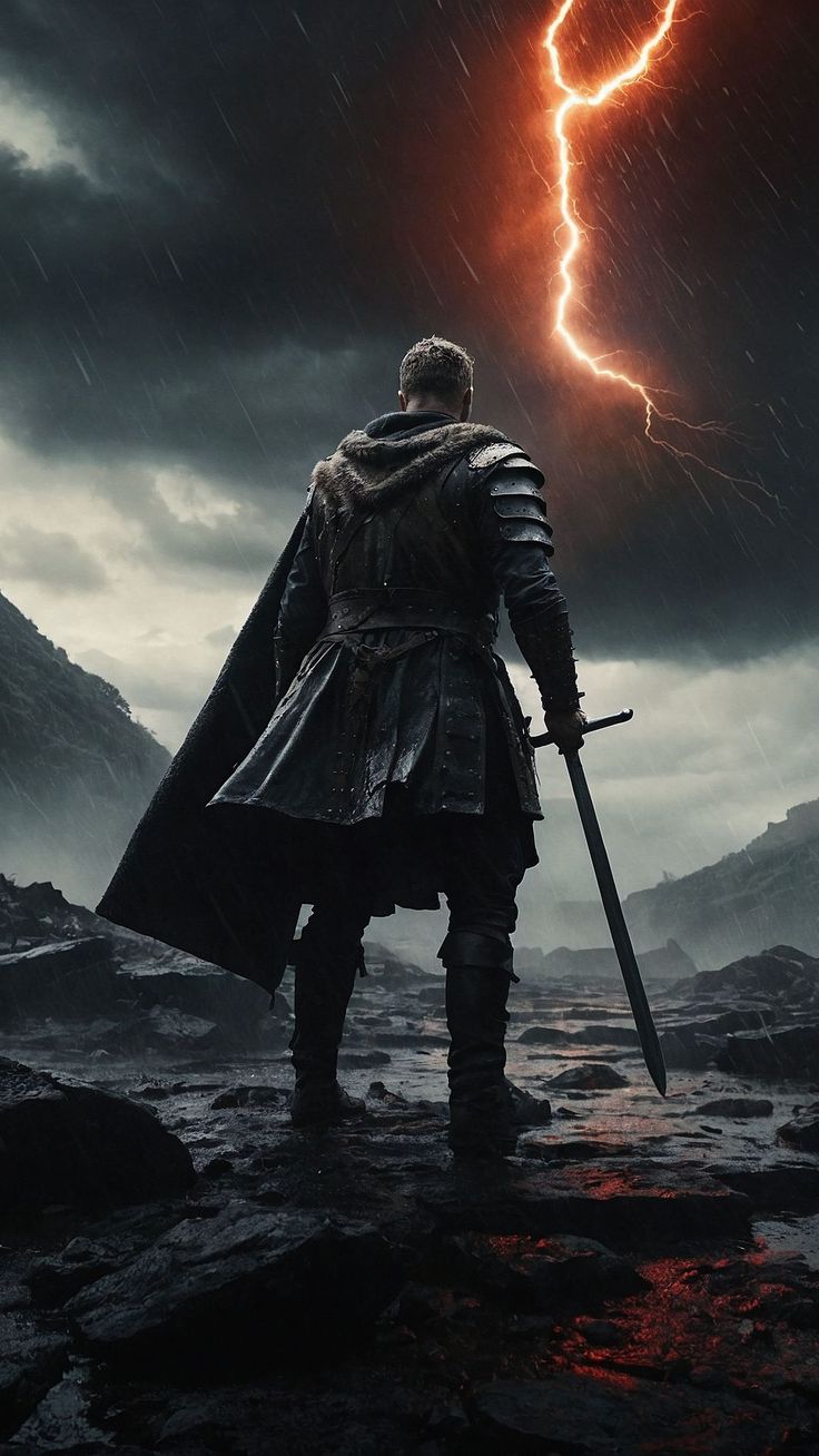 Wallpaper knight, warrior, sword