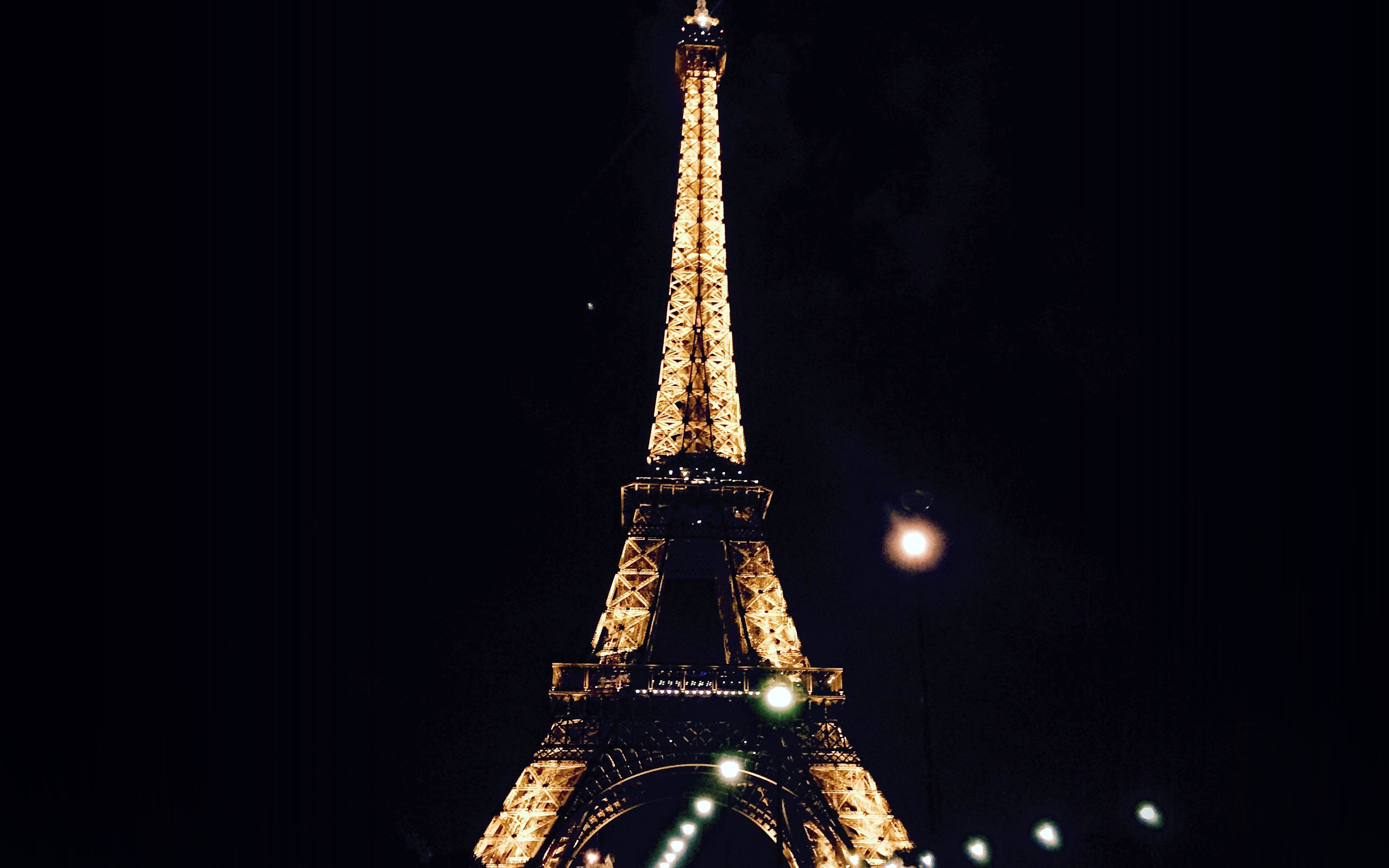 Paris City Art Night France Eiffel