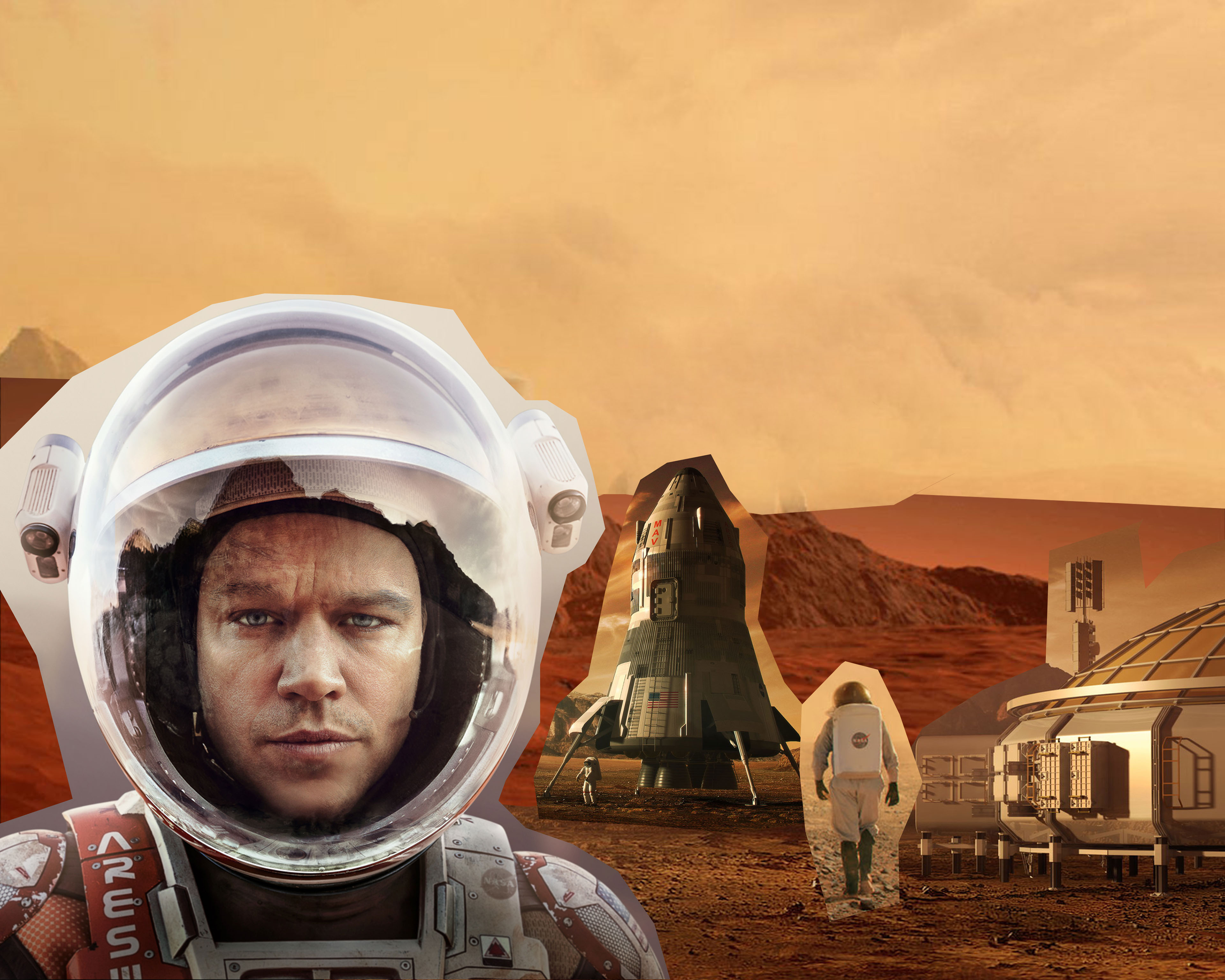 Martian (Movie Poster Remake) - Behance