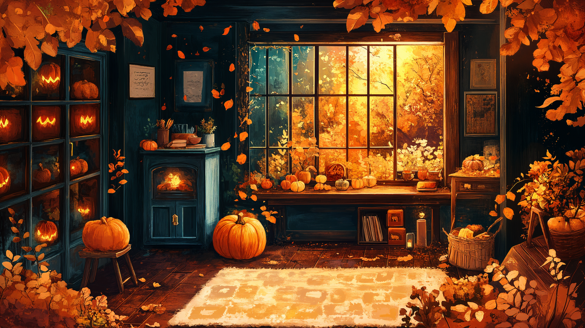Cozy Autumn Aesthetic Ultra HD Wallpaper