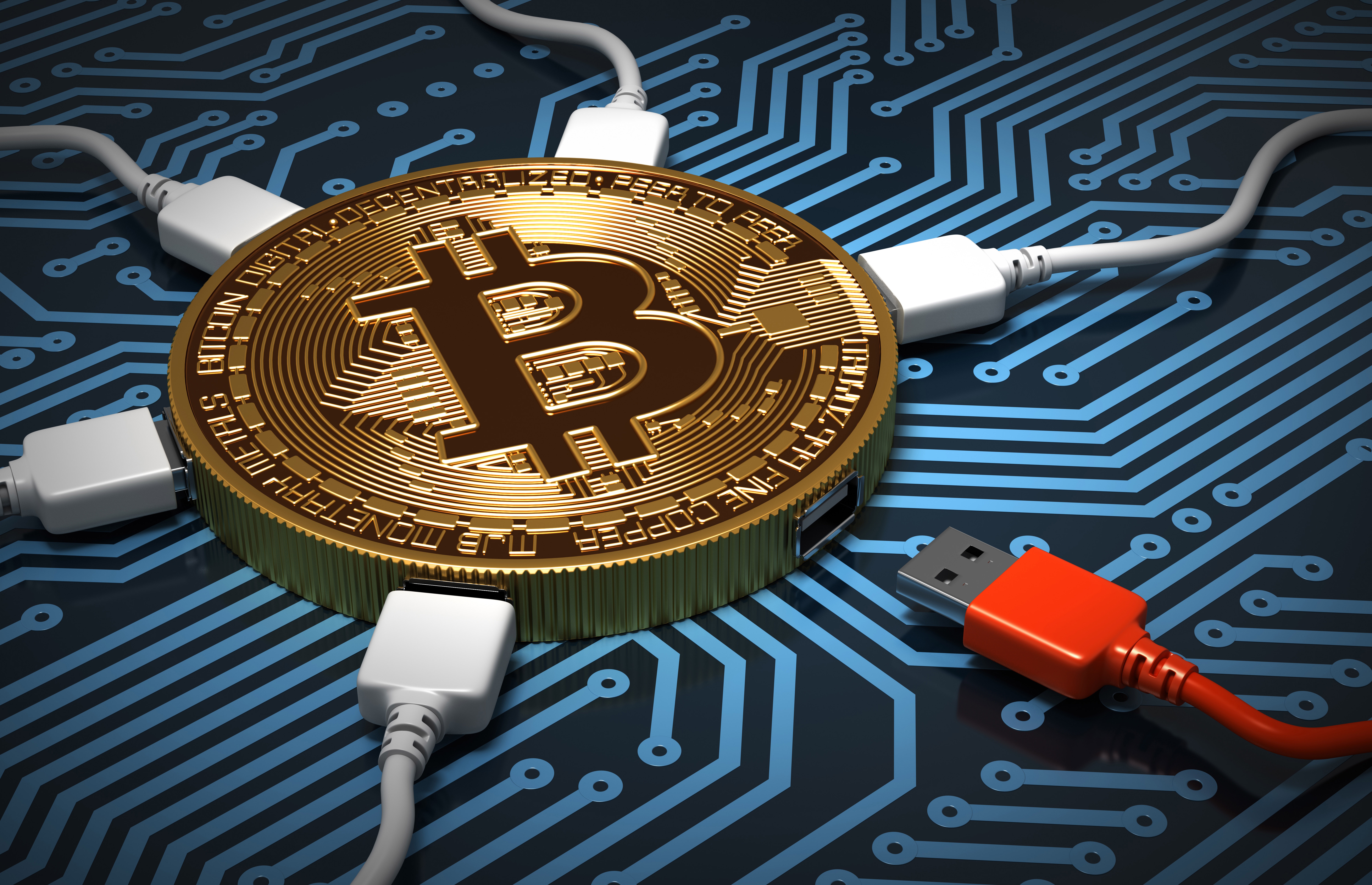 Bitcoin Technology: 8K Ultra HD Wallpaper