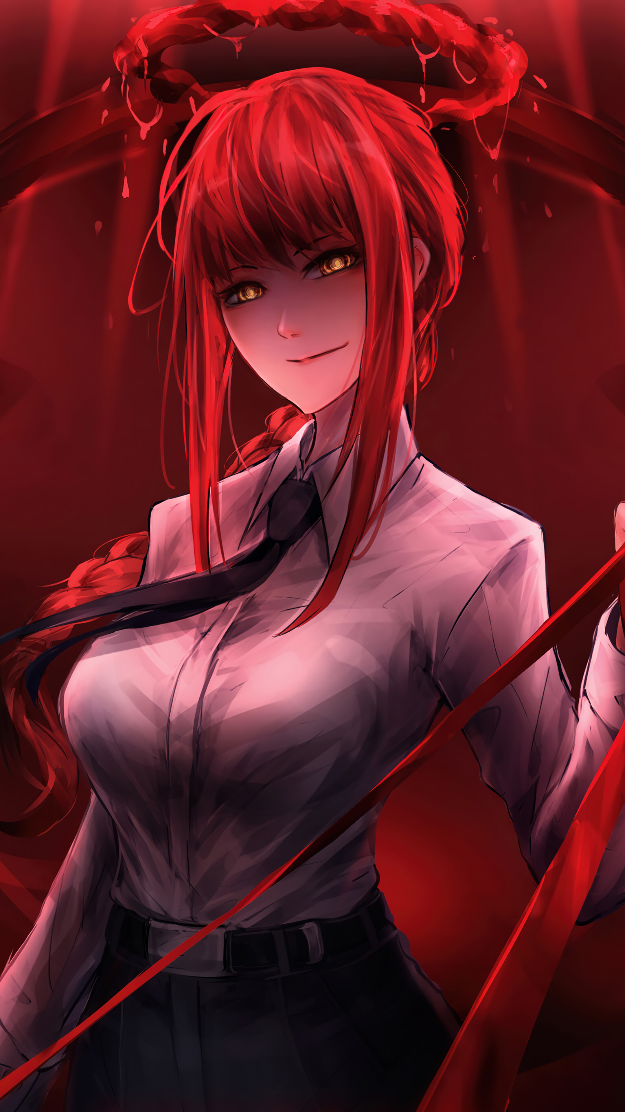 Makima (Chainsaw Man) 4K Wallpaper