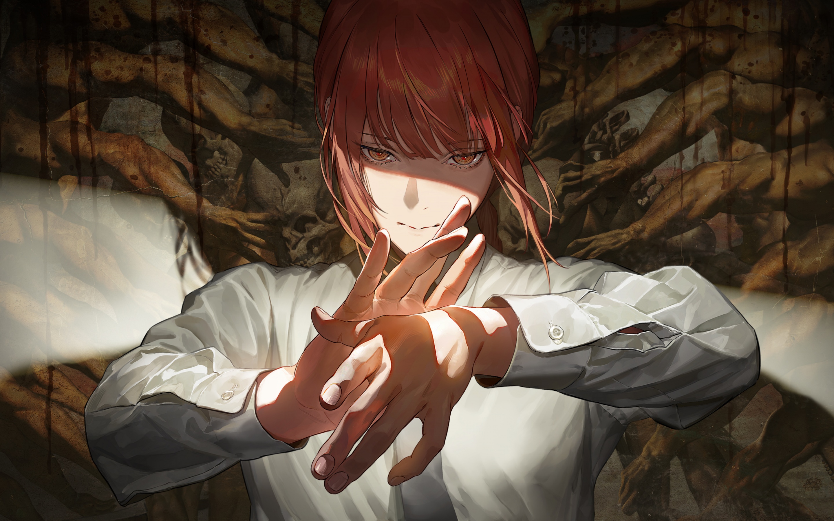 Makima Wallpaper 4K, Devil, Chainsaw Man