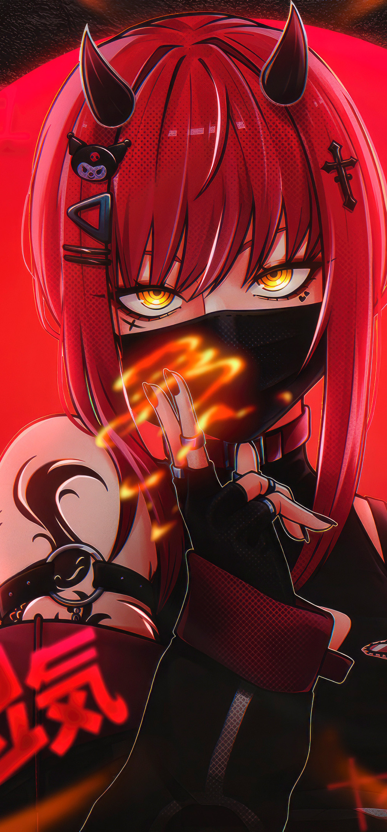 Chainsaw Man 4k iPhone XS MAX